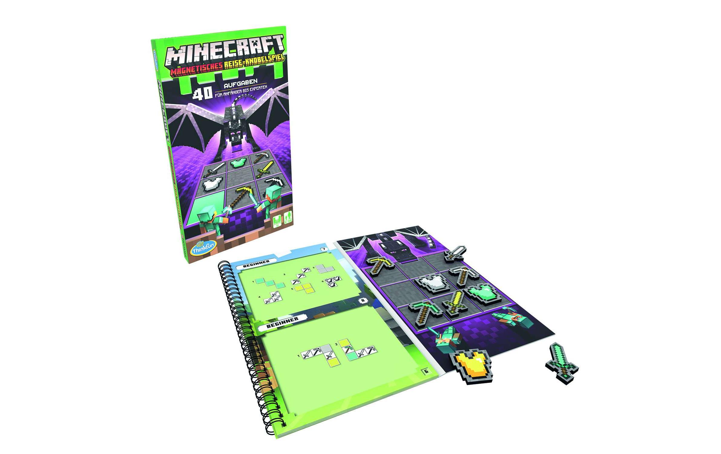 Thinkfun Knobelspiel Minecraft – Das Magnetische-Reisespiel