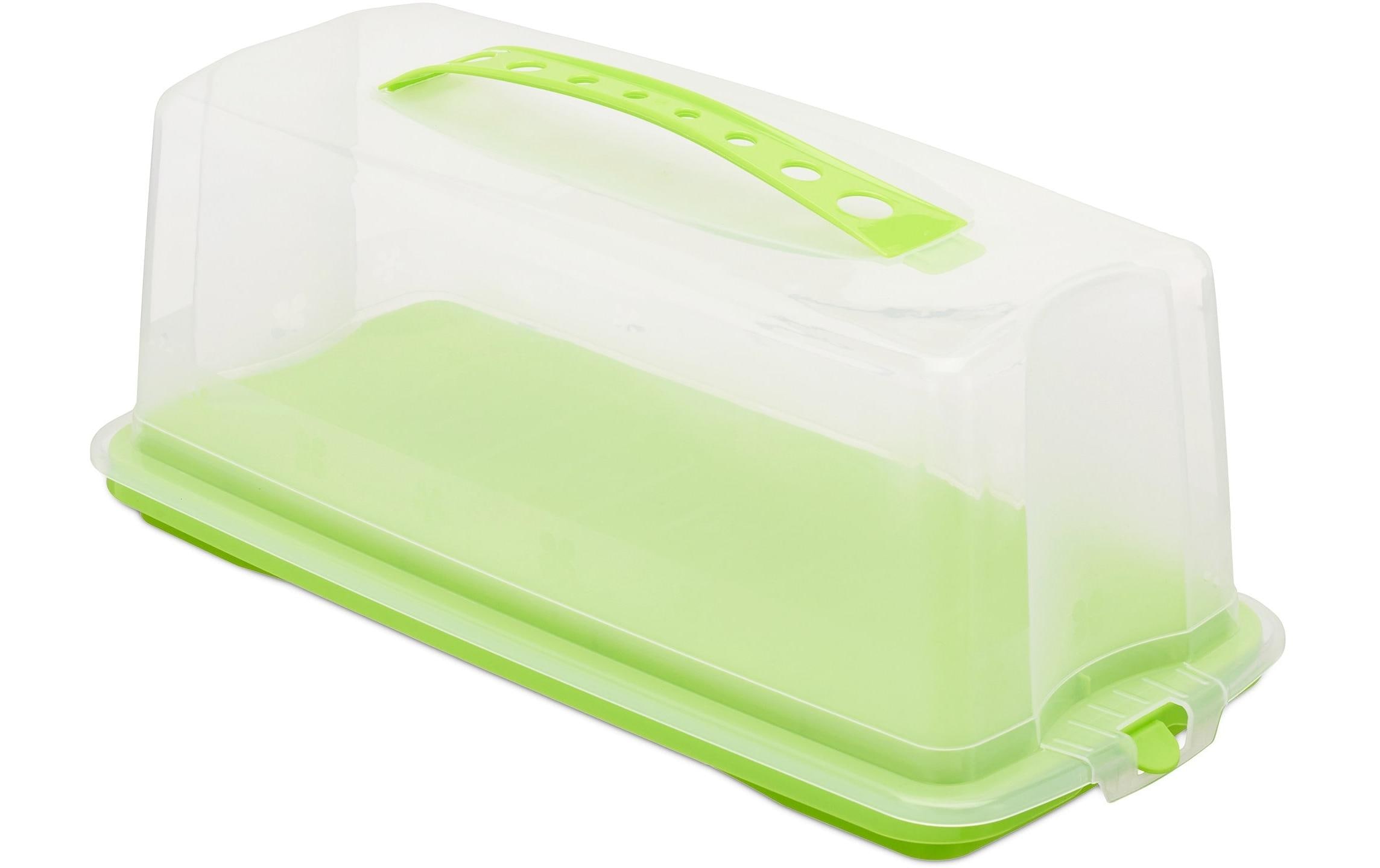 relaxdays Cakebutler Grün/Transparent