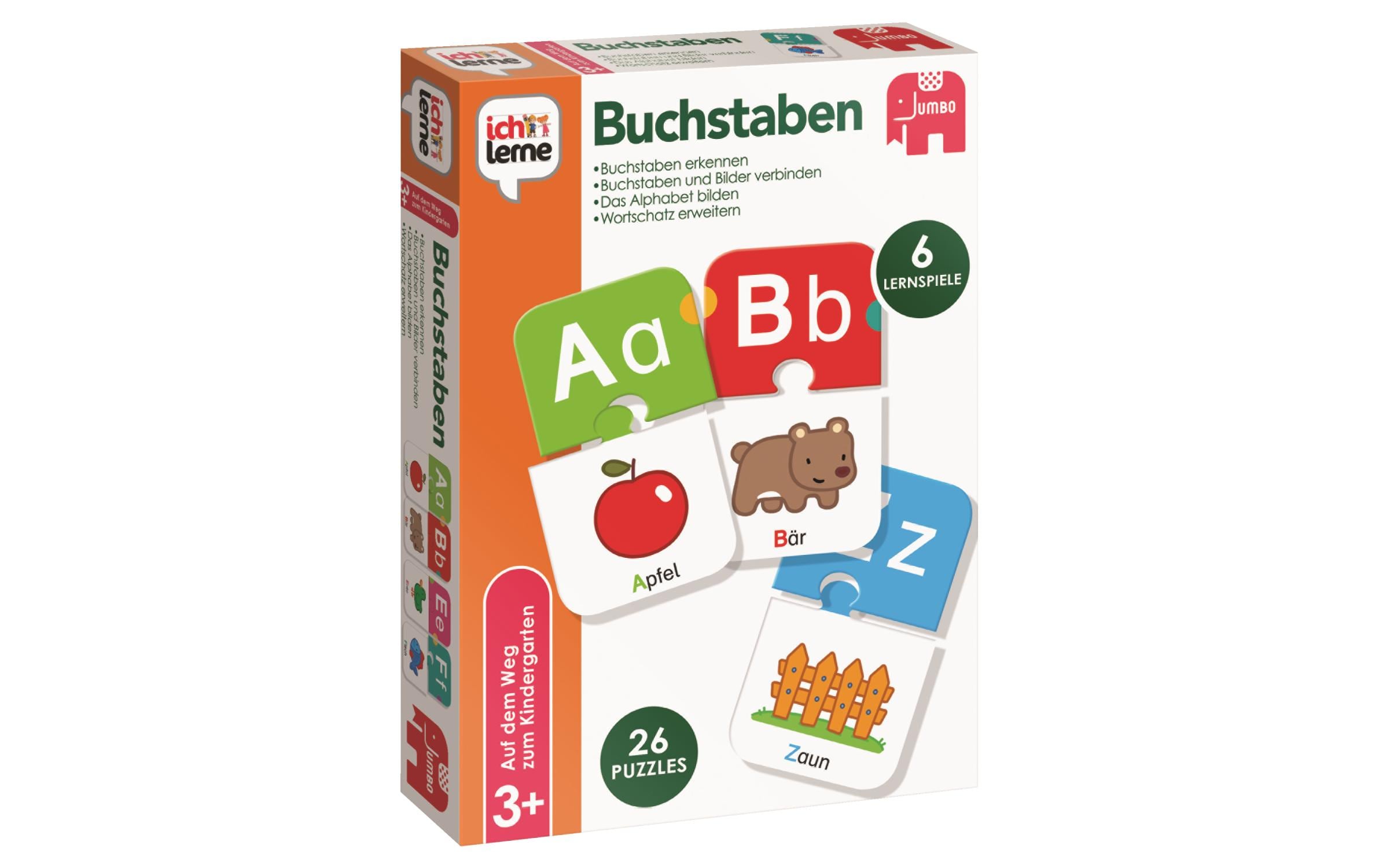 Jumbo Kinderspiel Ich lerne Buchstaben