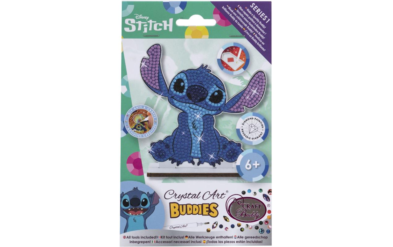 CRAFT Buddy Bastelset Crystal Art Buddies Disney Stitch Figur