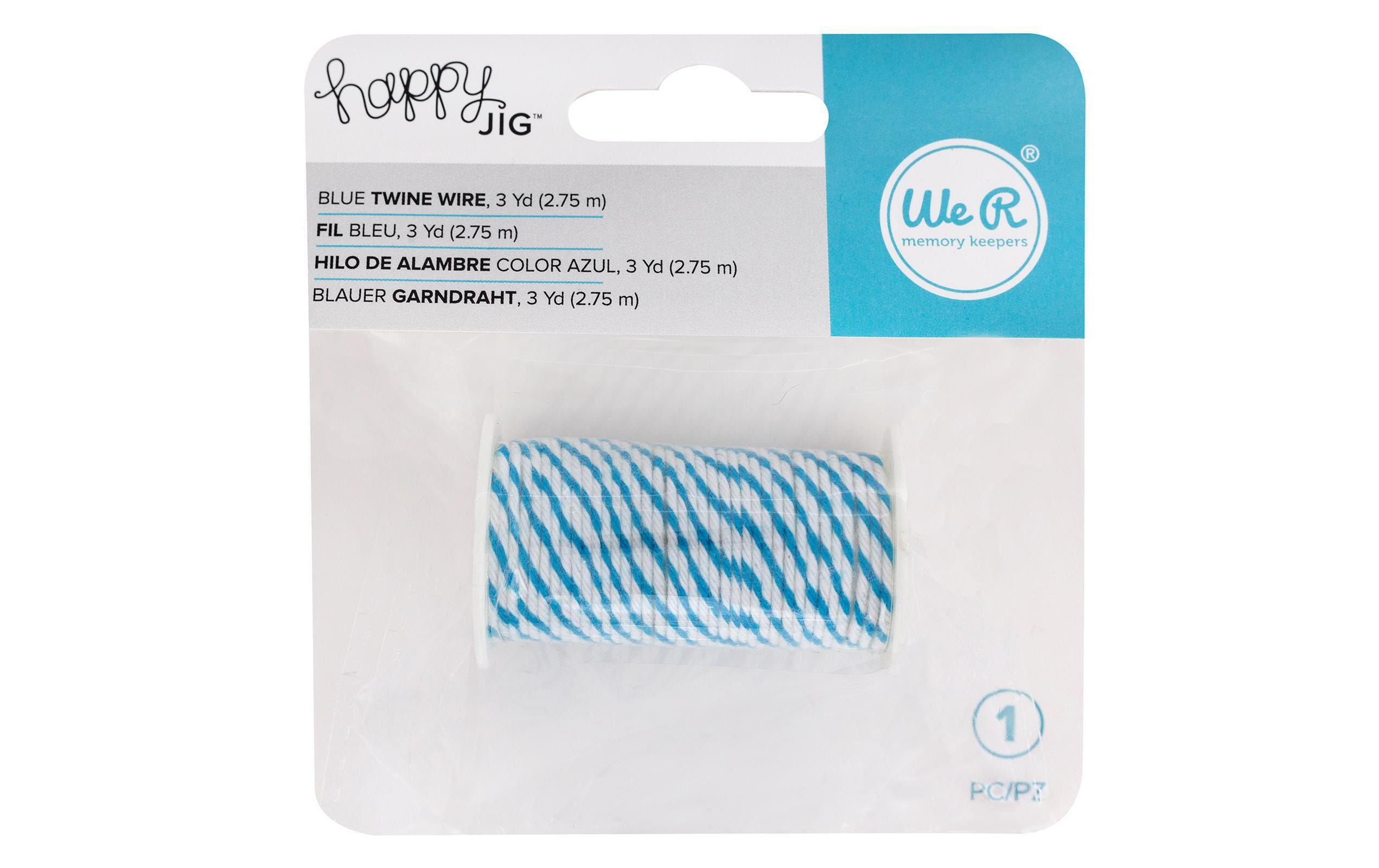 We R Memory Keepers Garndraht Baker's Twine Wire Garndraht, Blau – Weiss