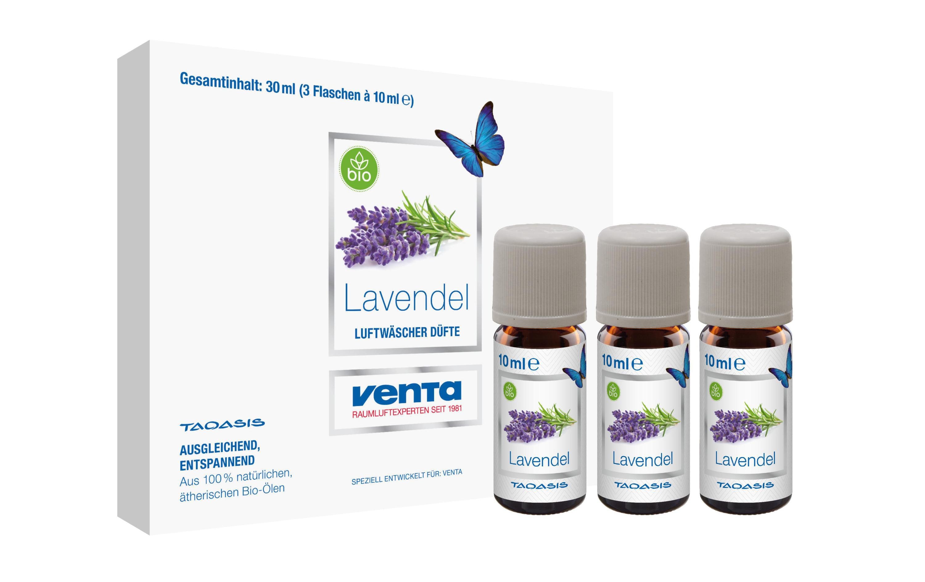 Venta Luftwäscher Duftöl Lavendel, 3 x 10 ml