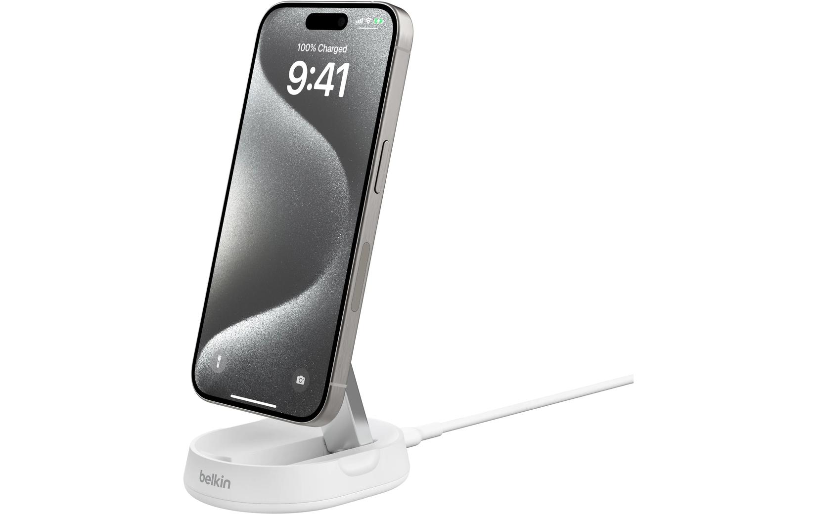 Belkin Wireless Charger Boostcharge Pro Qi2 Weiss