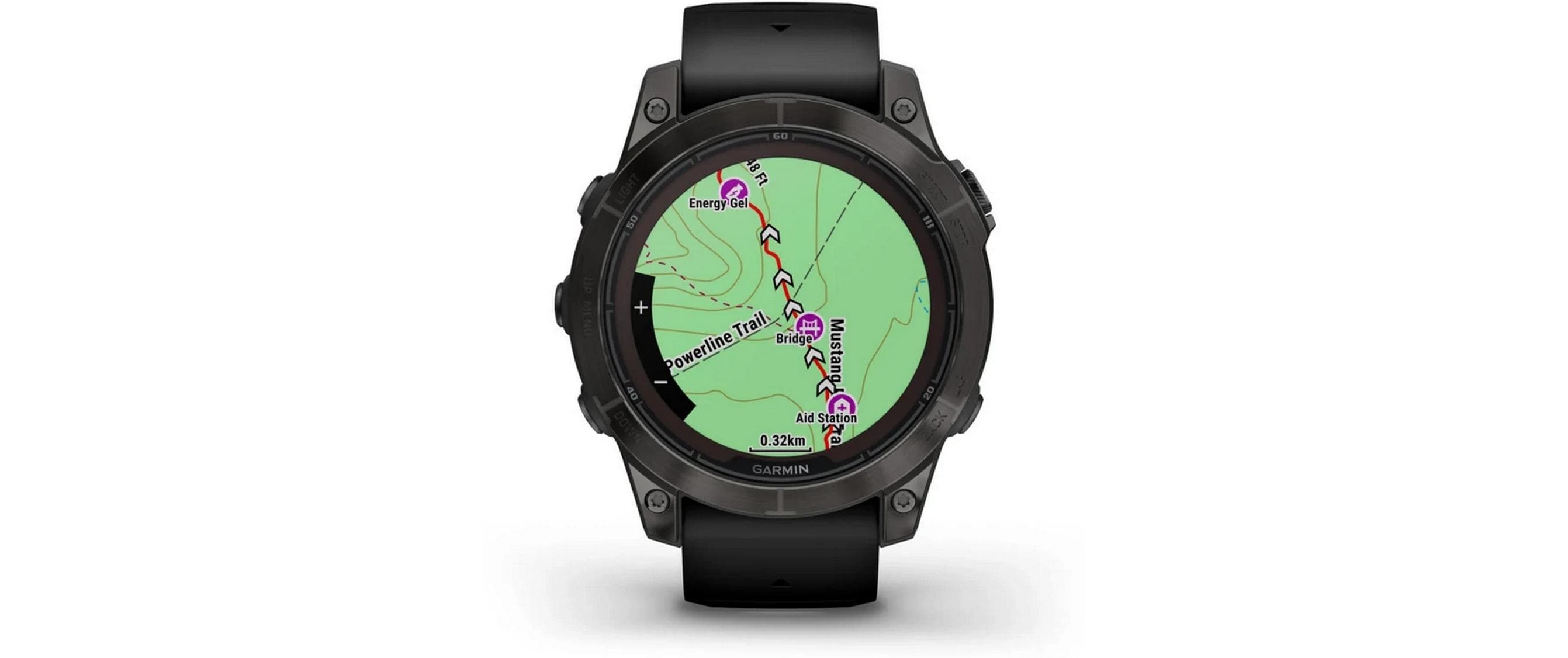 GARMIN Sportuhr Fenix 7 Pro Sapphire Solar Edition Anthrazit