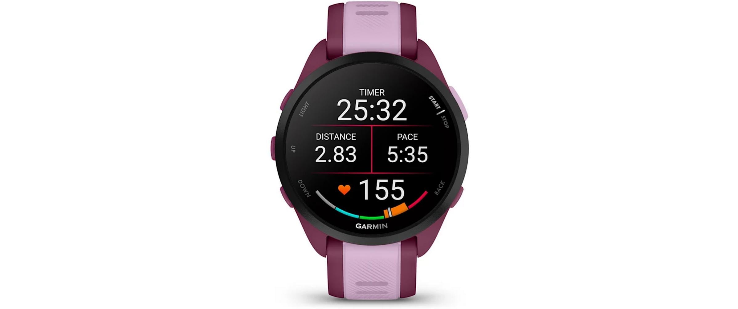 GARMIN Sportuhr Forerunner 165 Music Rosa