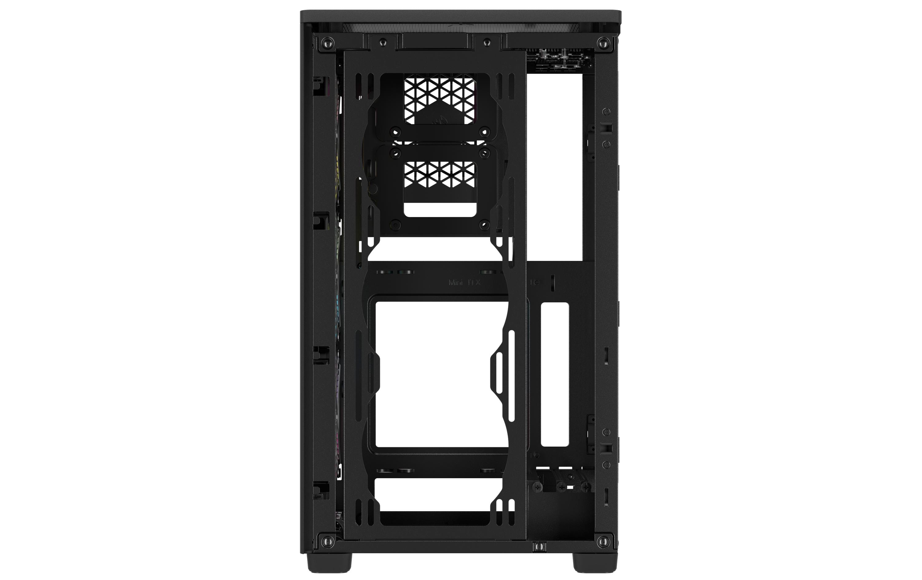 Corsair PC-Gehäuse iCUE 2000D RGB Airflow Schwarz