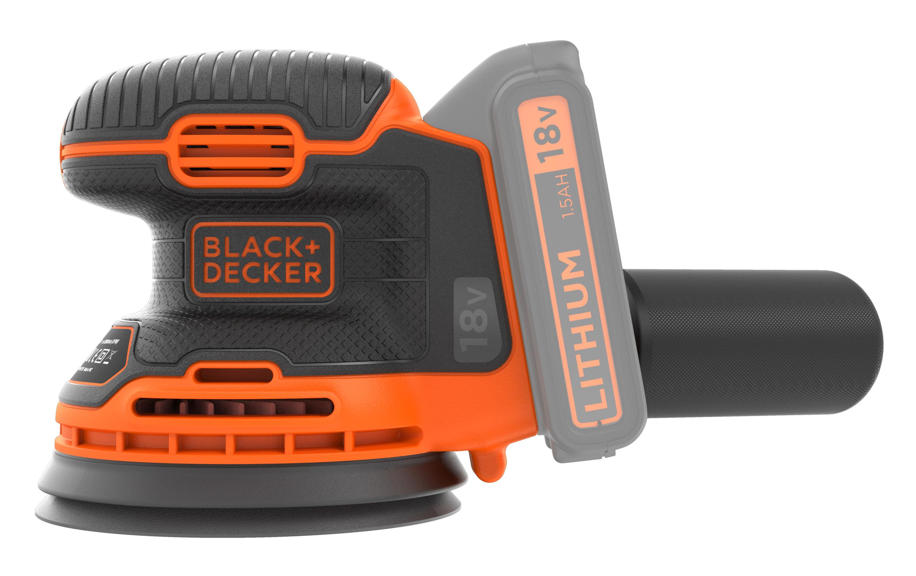 BLACK+DECKER Akku-Exzenterschleifer BDCROS18N 18 V