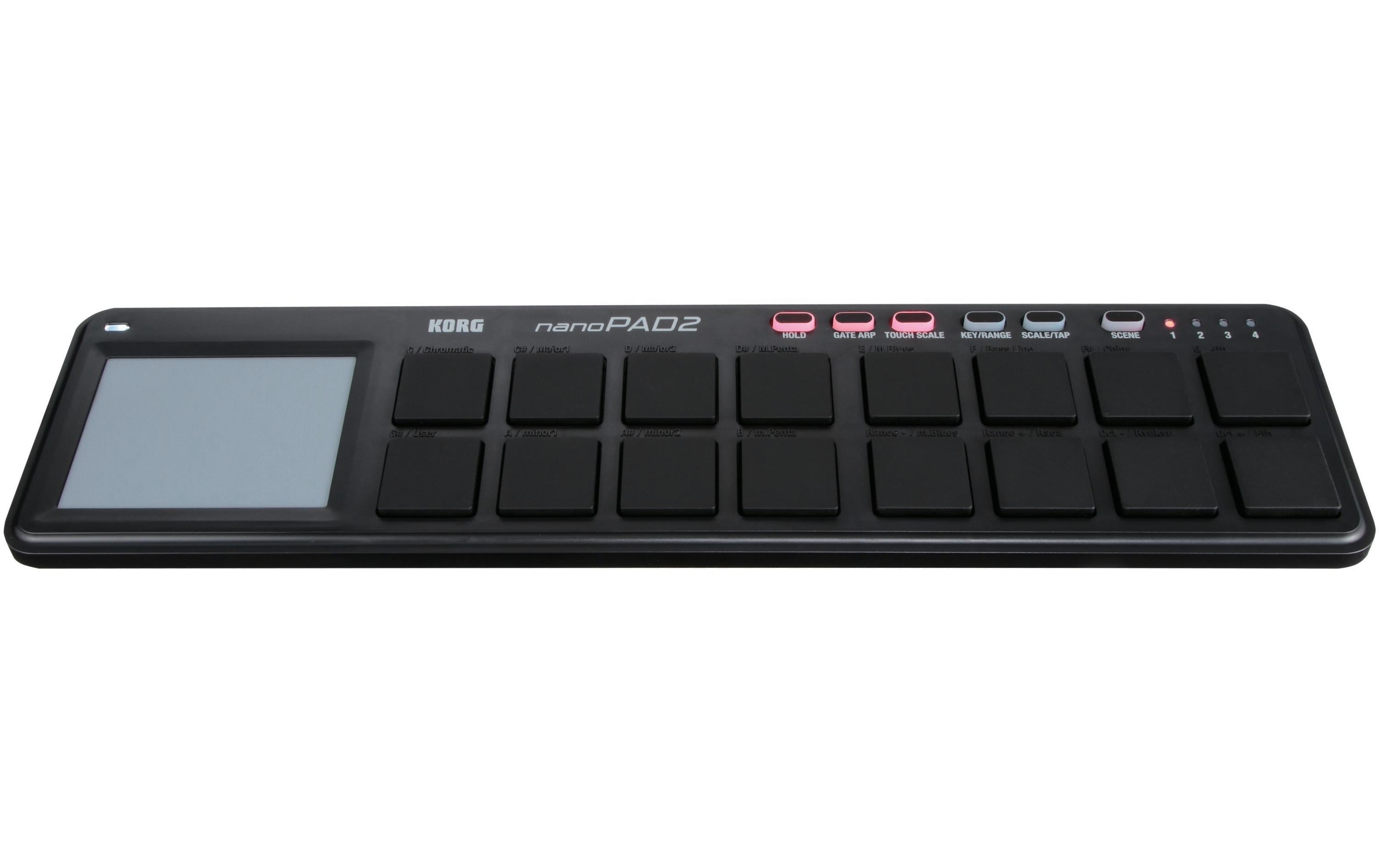 Korg Pad-Controller nanoPAD2 – 16 Pads, Schwarz