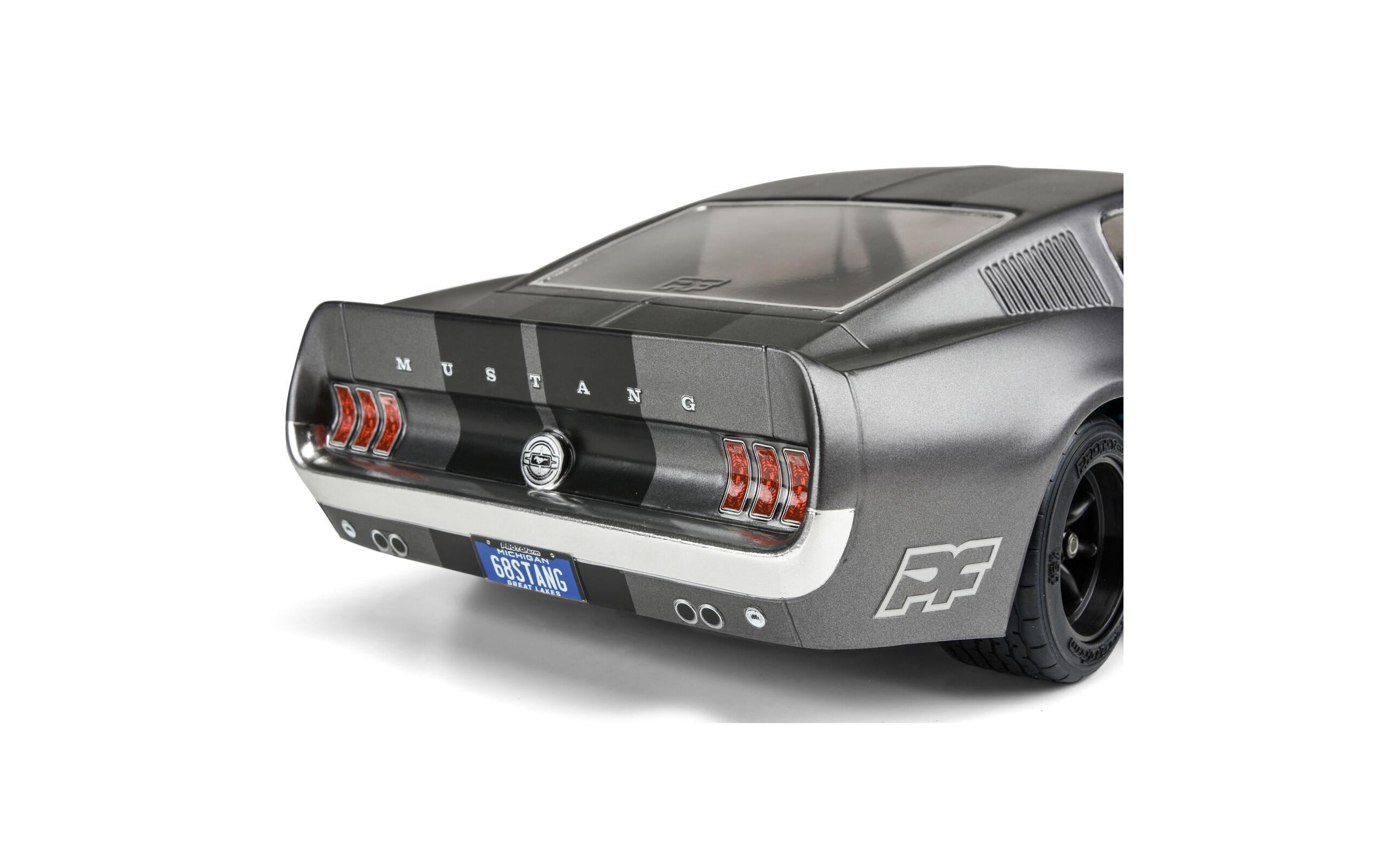 Proline Karosserie Ford Mustang 1968 unlackiert, 1:10