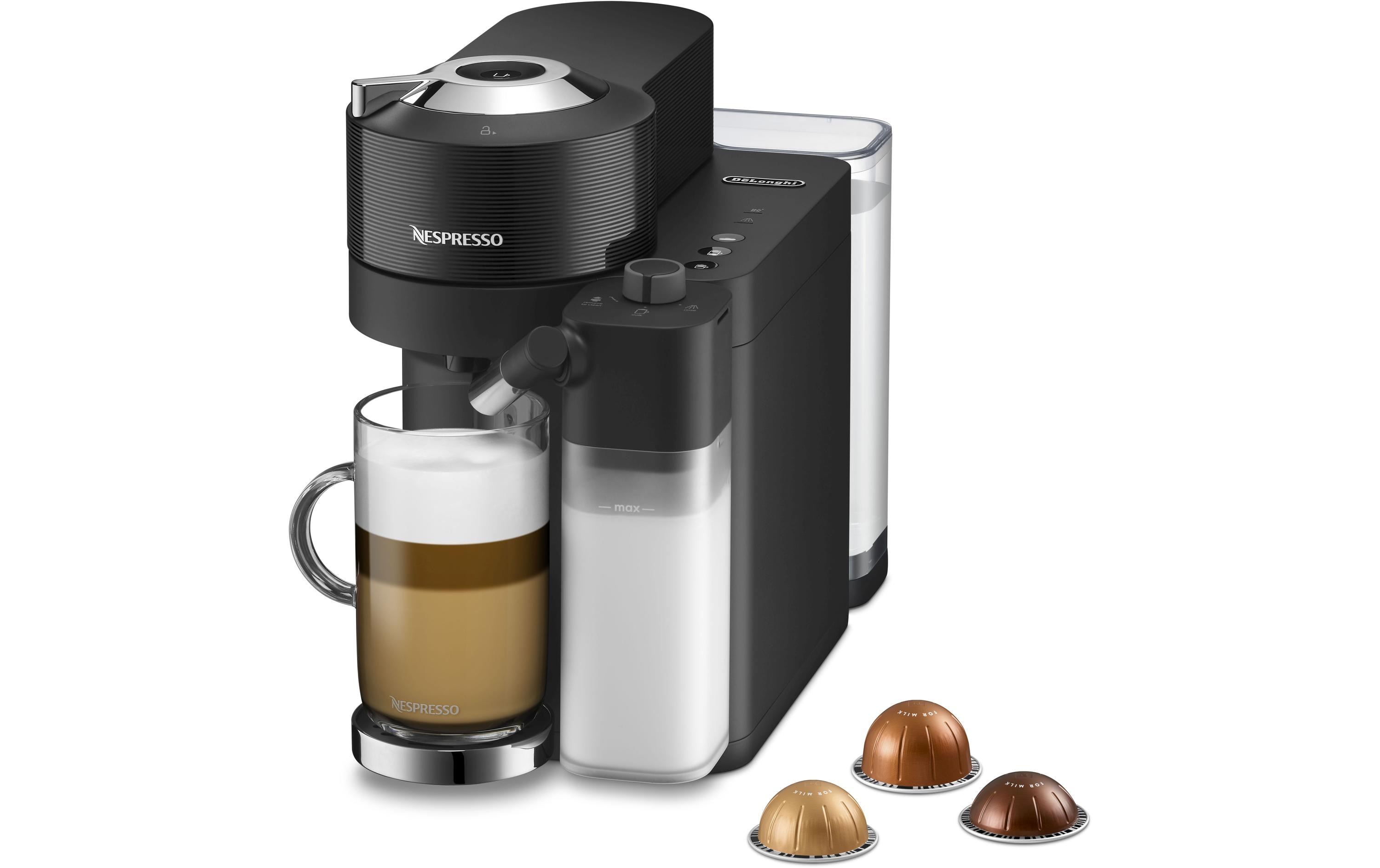 De'Longhi Kaffeemaschine Nespresso Vertuo Lattissima ENV300.B Schwarz