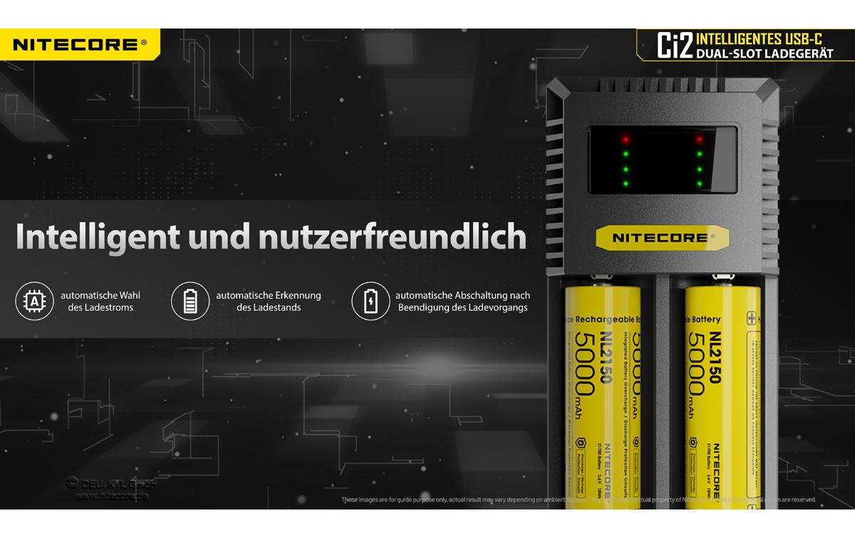 Nitecore Ladegerät Ci2 35000 mAh