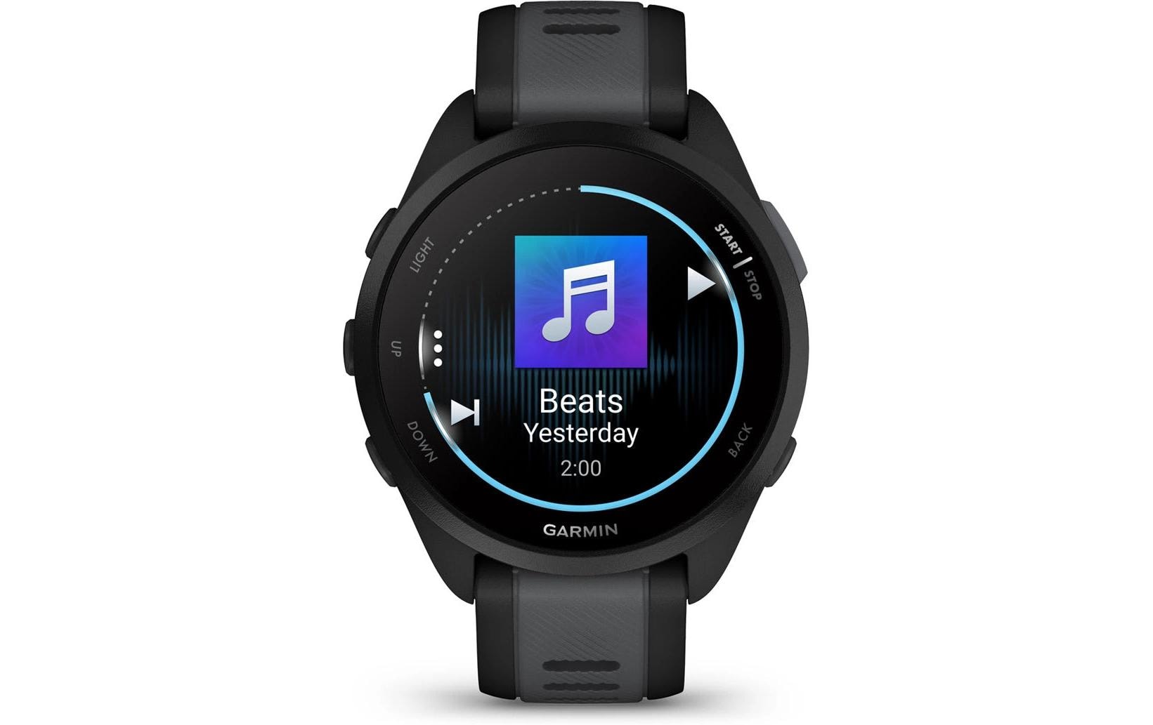 GARMIN Sportuhr Forerunner 165 Music Dunkelgrau