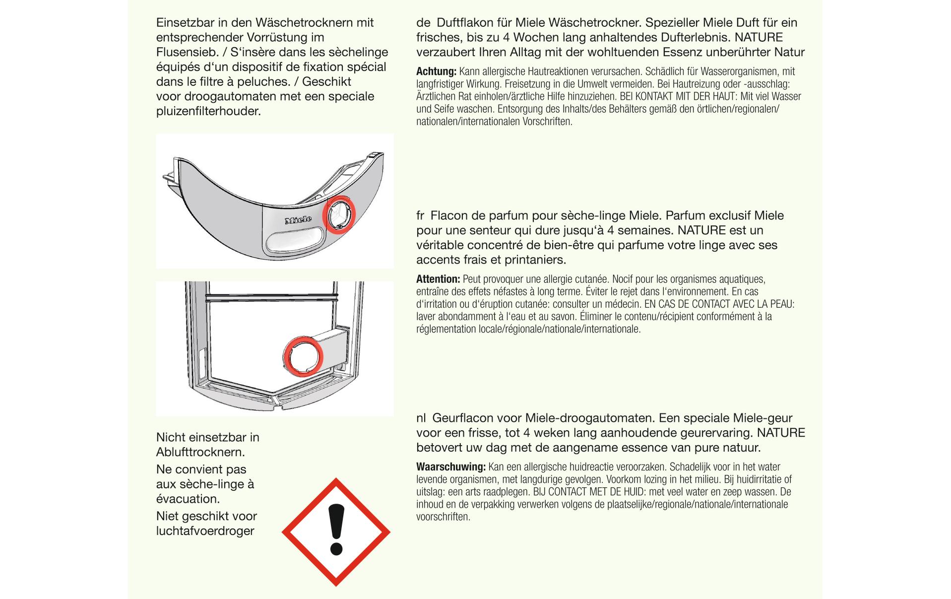 Miele Duftflacon Nature 12.5 ml