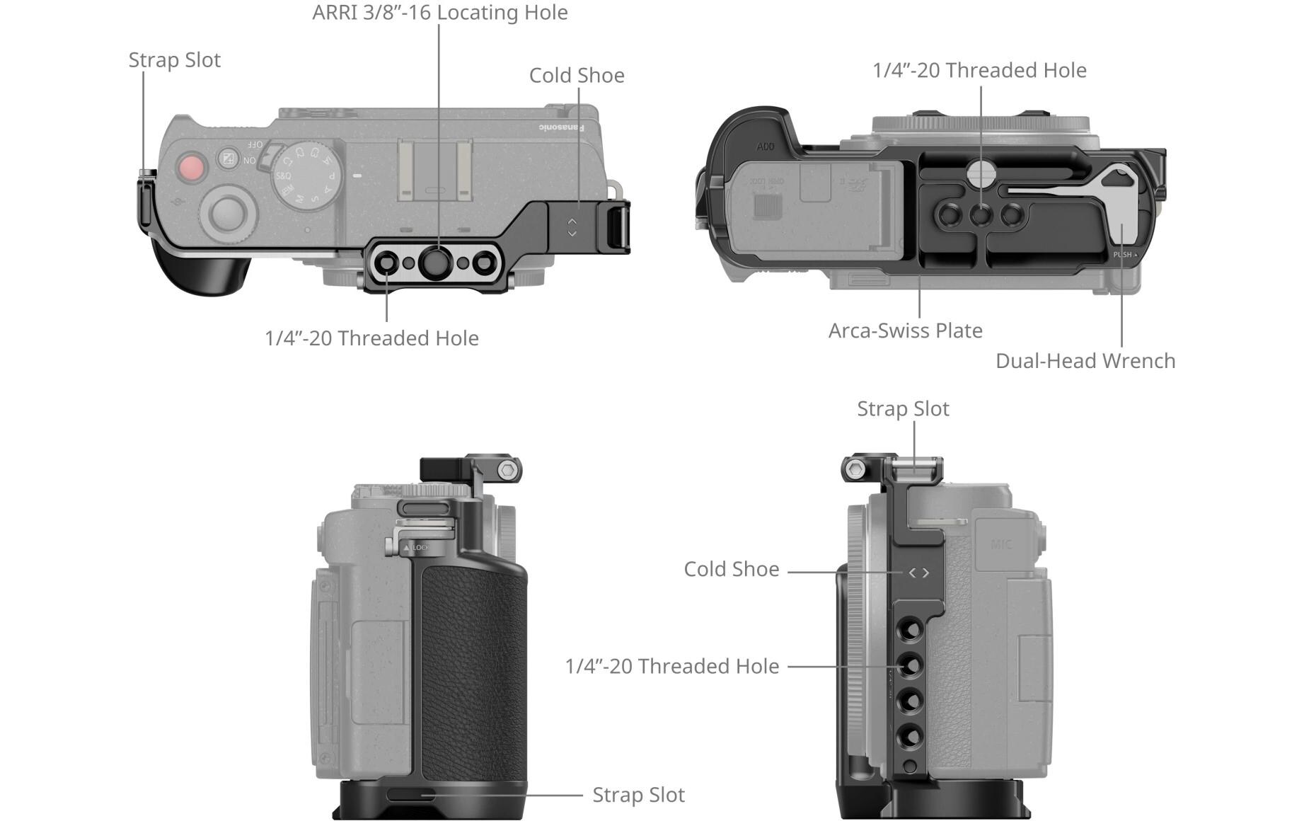 Smallrig Cage für Panasonic LUMIX S9