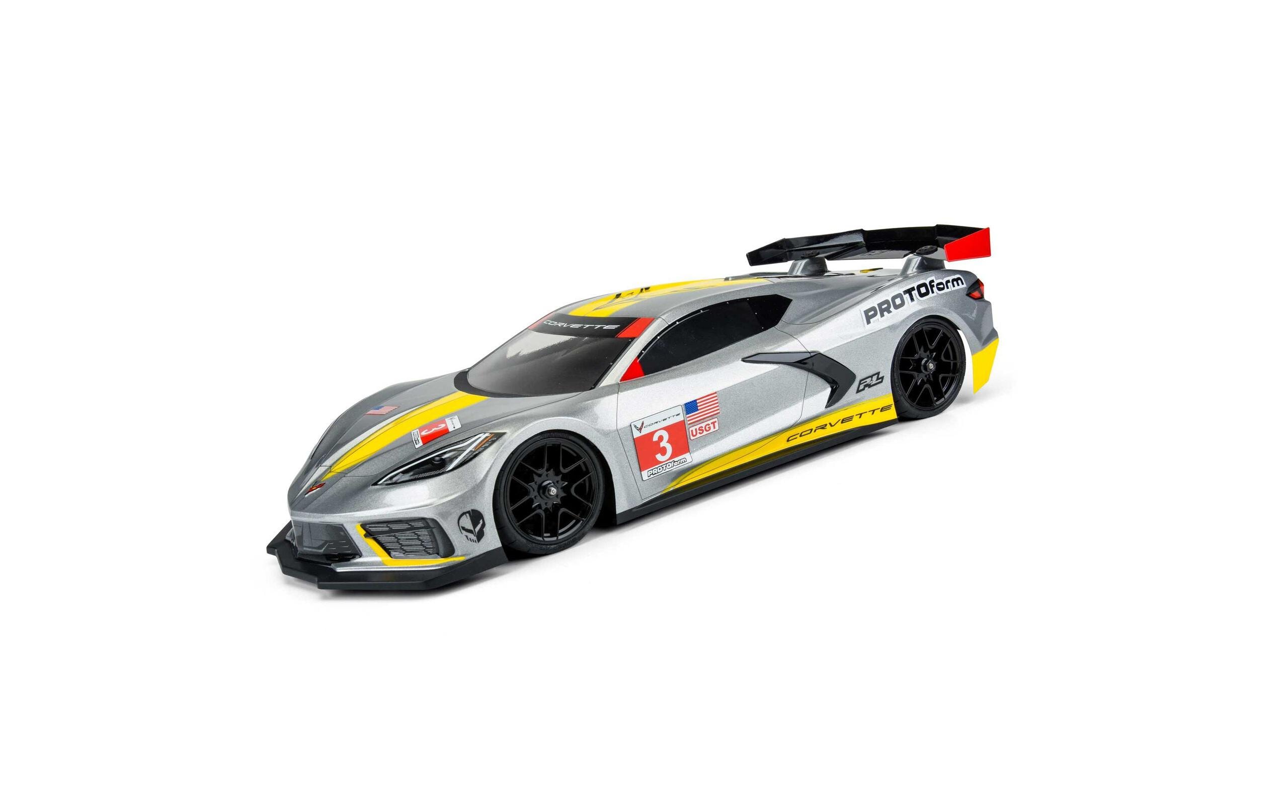 Proline Karosserie Chevrolet Corvette C8 unlackiert, 1:10