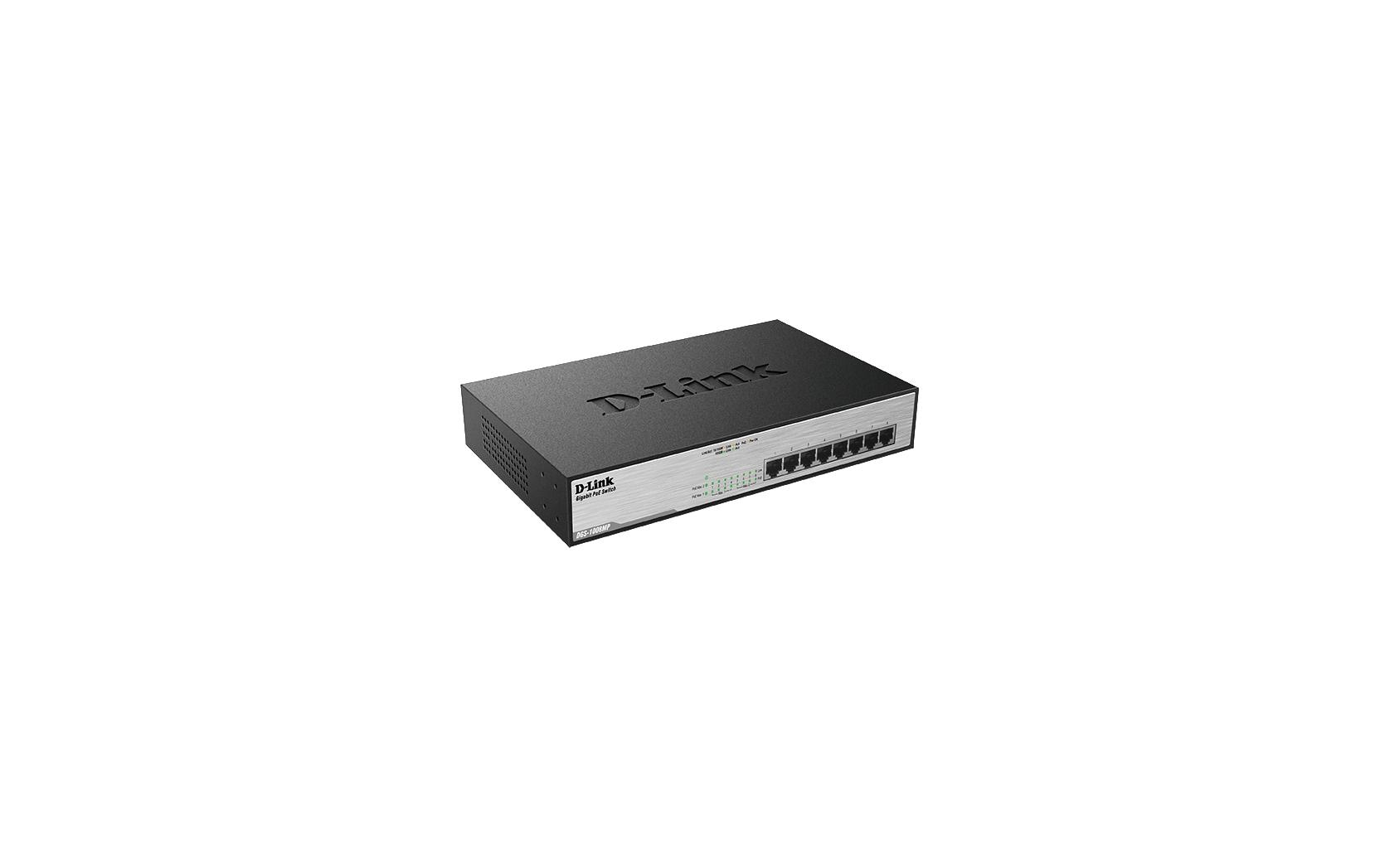 D-Link PoE+ Switch DGS-1008MP 8 Port