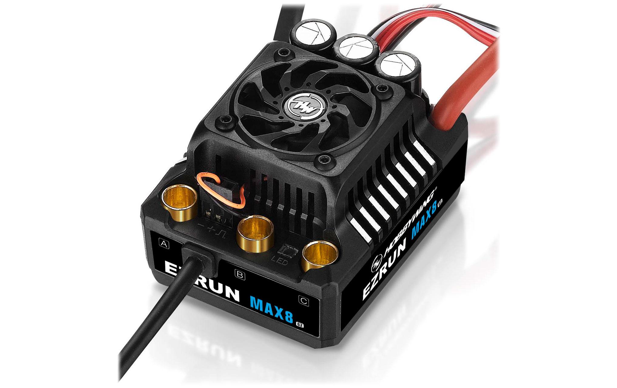 Hobbywing Brushless Regler Ezrun MAX8 G2 160 A, 3-6S