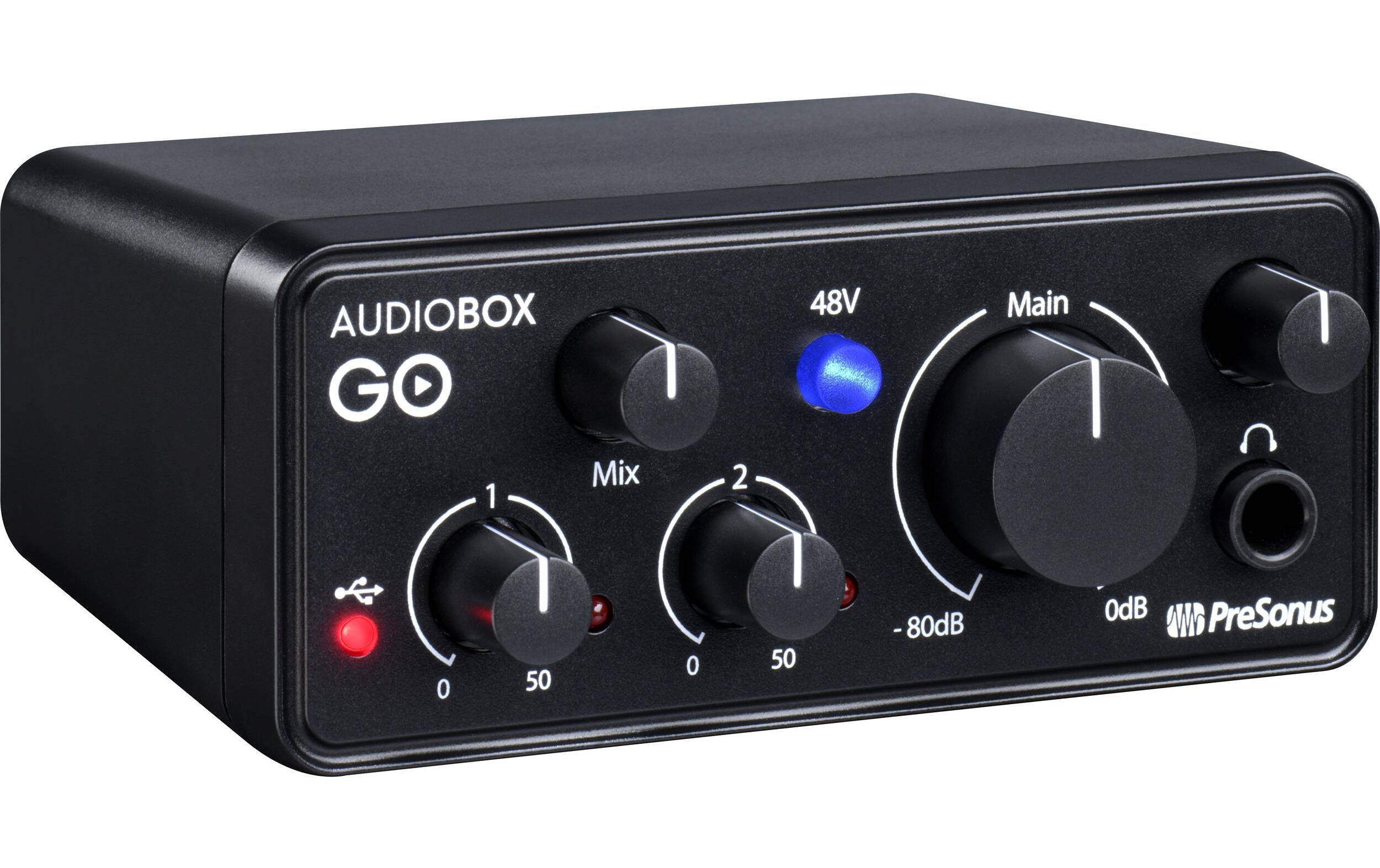 Presonus Audio Interface Audiobox GO