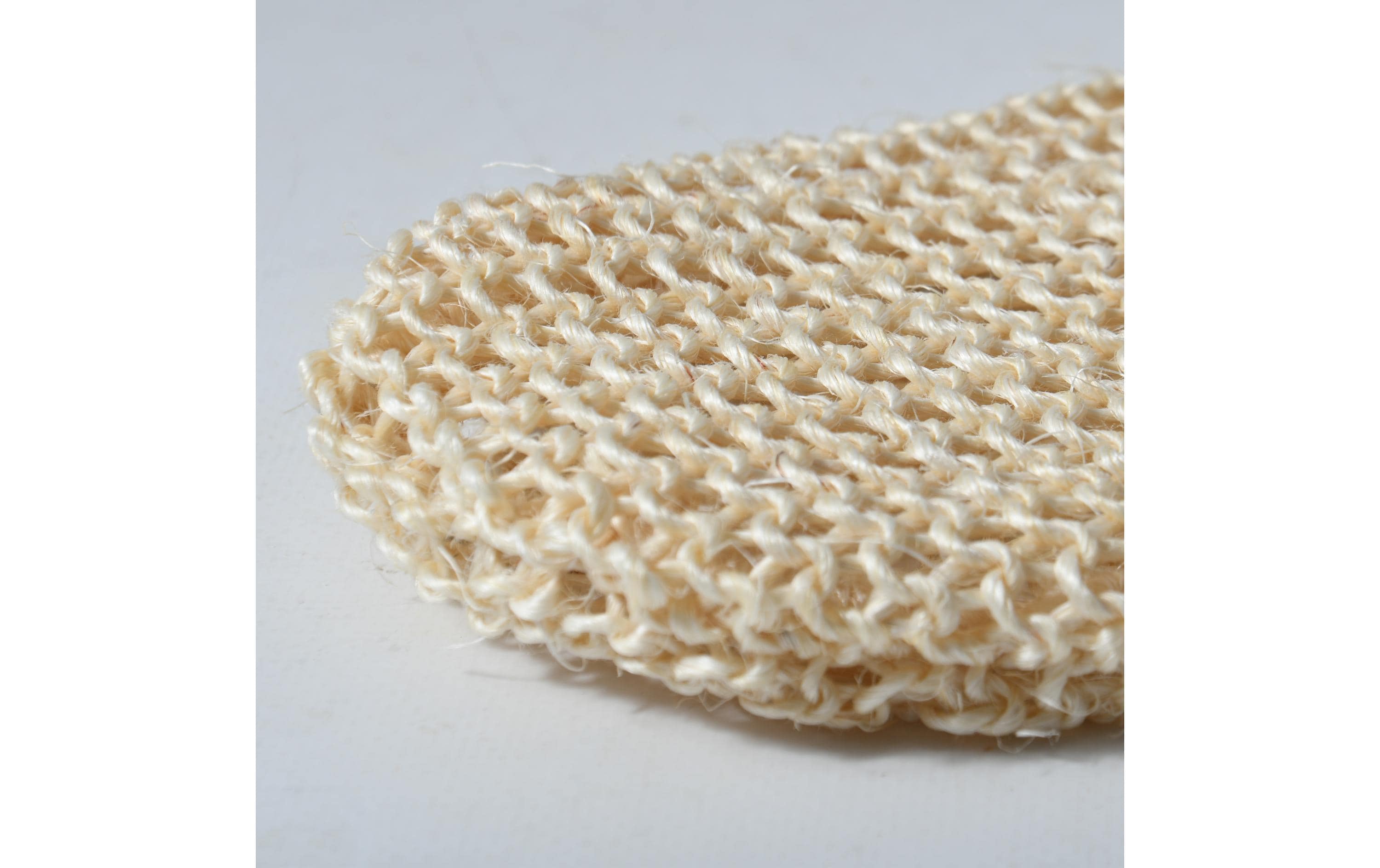 MSV Peelinghandschuh aus Sisal 25 x 18 cm, Weiss