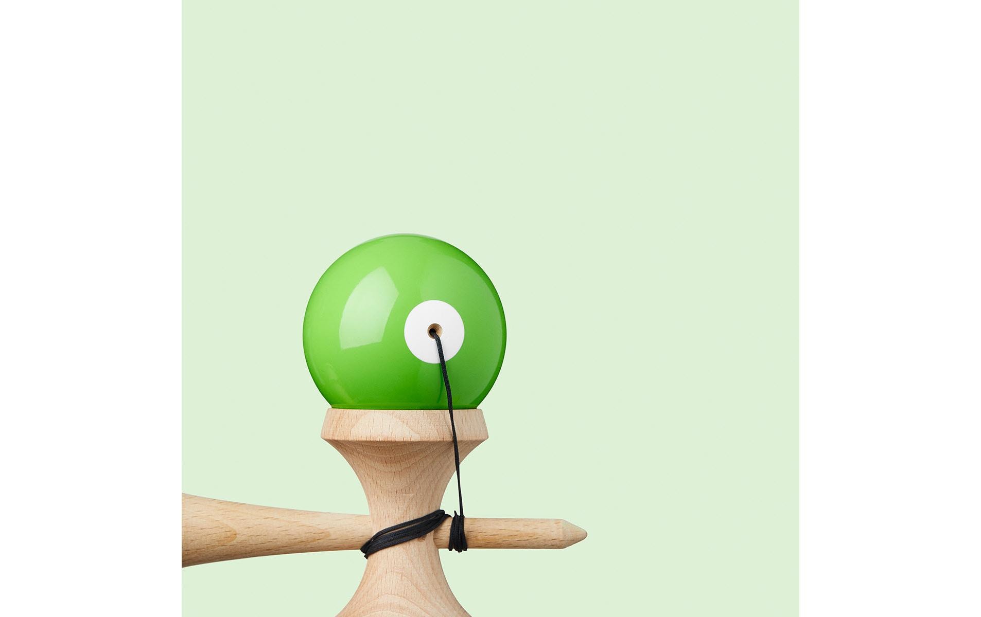 KROM KENDAMA Kendama Krom Pop LOL Lime Green