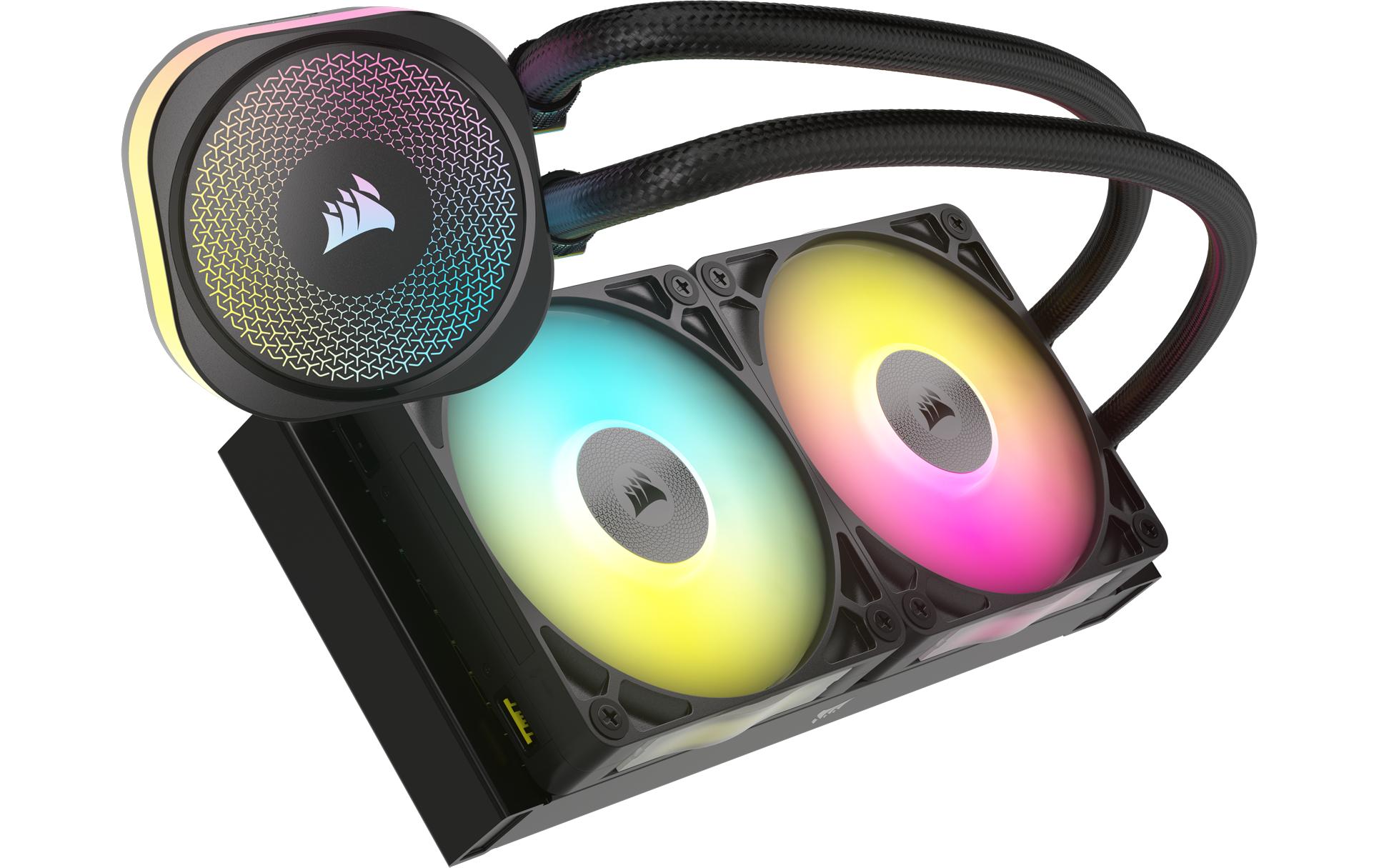 Corsair Wasserkühlung ICUE Link Titan 240 RX RGB Weiss