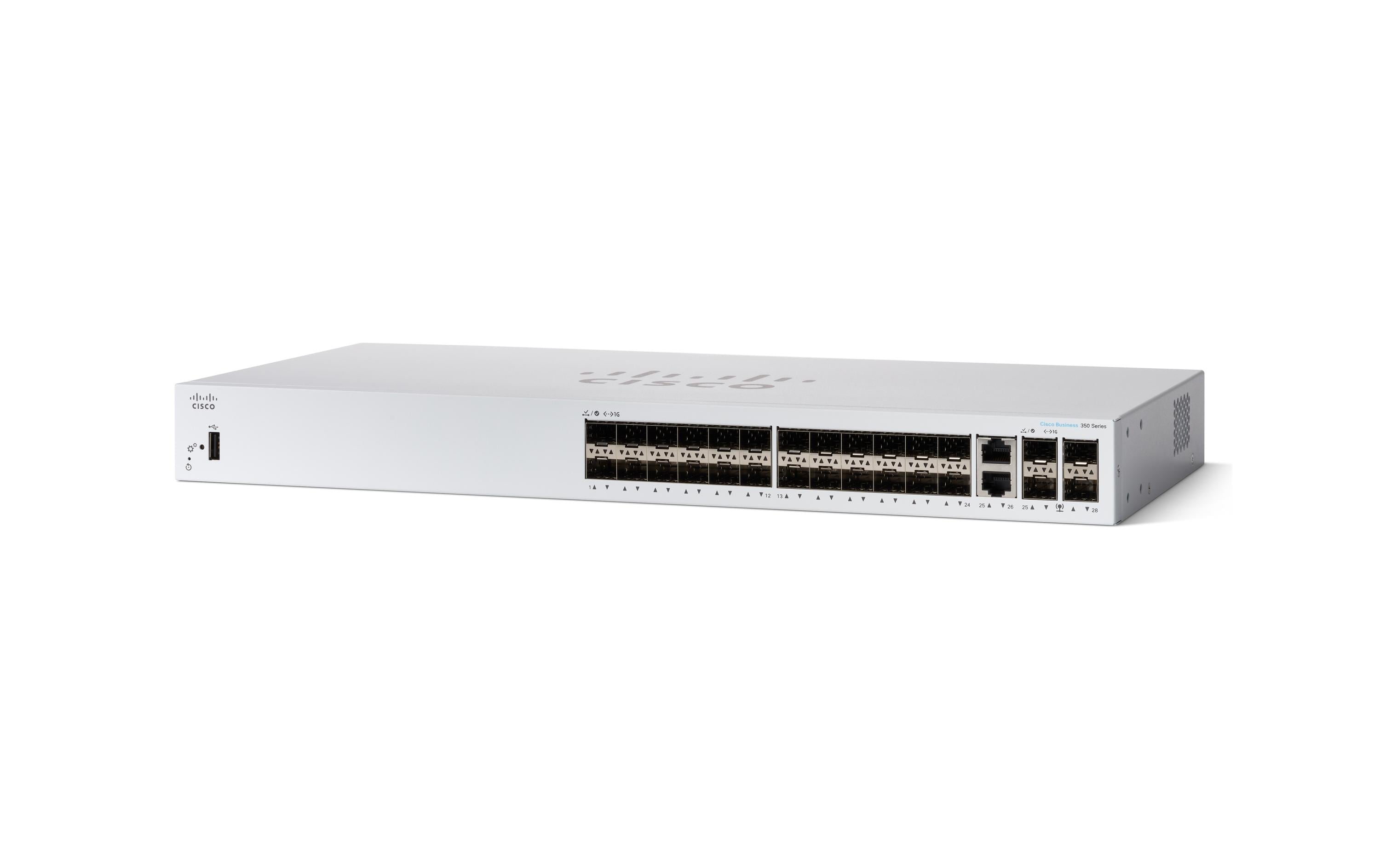 Cisco SFP Switch CBS350-24S-4G 26 Port