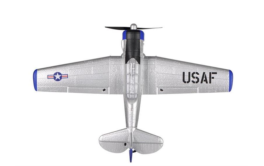 TOP-RC Warbird Mini AT-6 450 mm, Blau, RTF