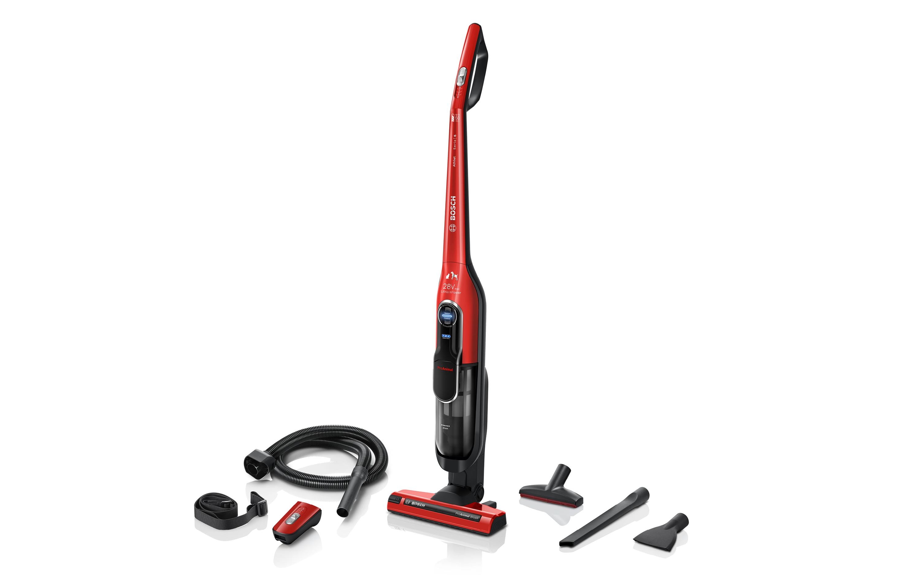 Bosch Akku-Hand- und Stielsauger BLH86PET1 Rot