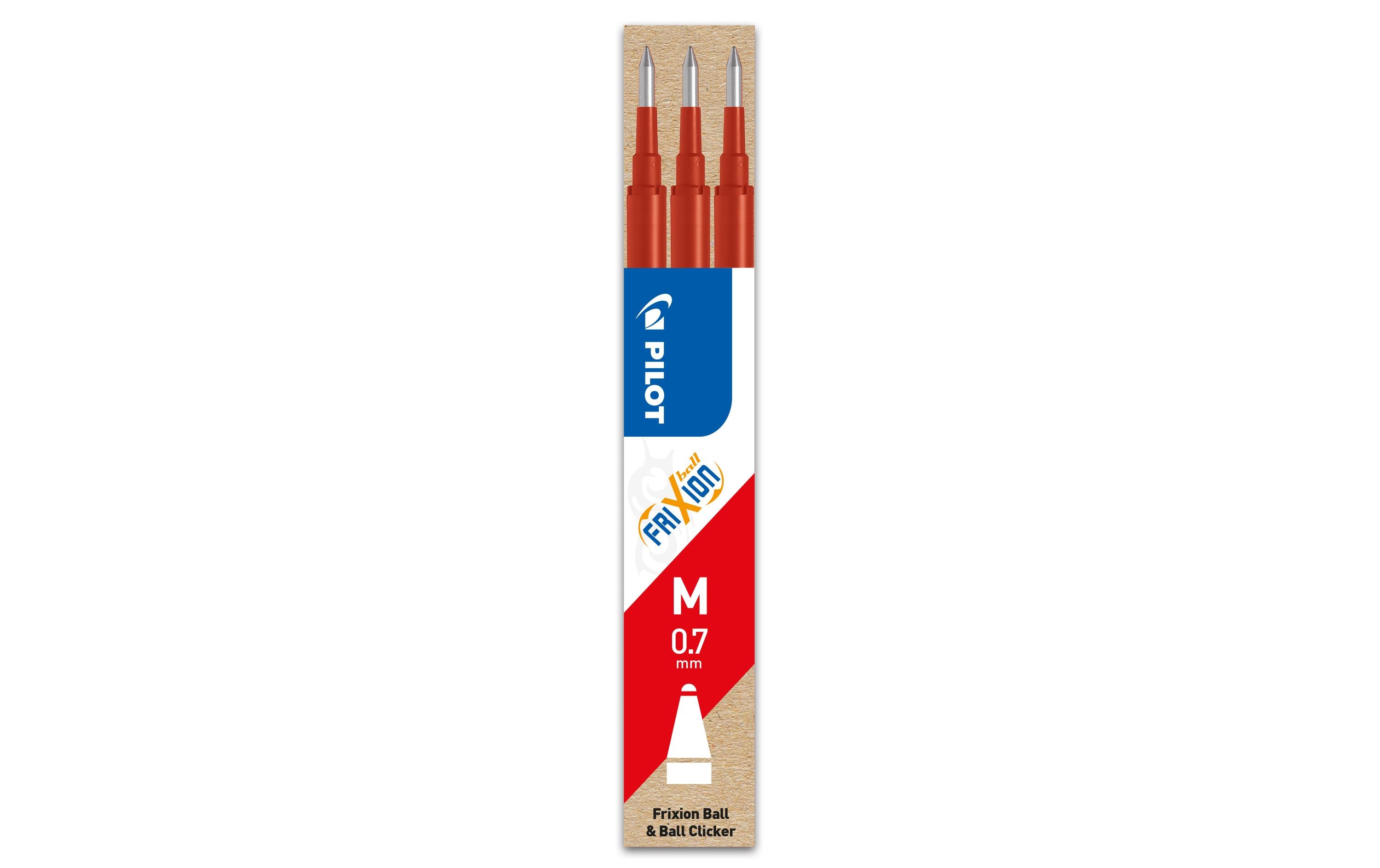 Pilot Patrone Frixion Refill 3 Stück, Rot, 0.7 mm