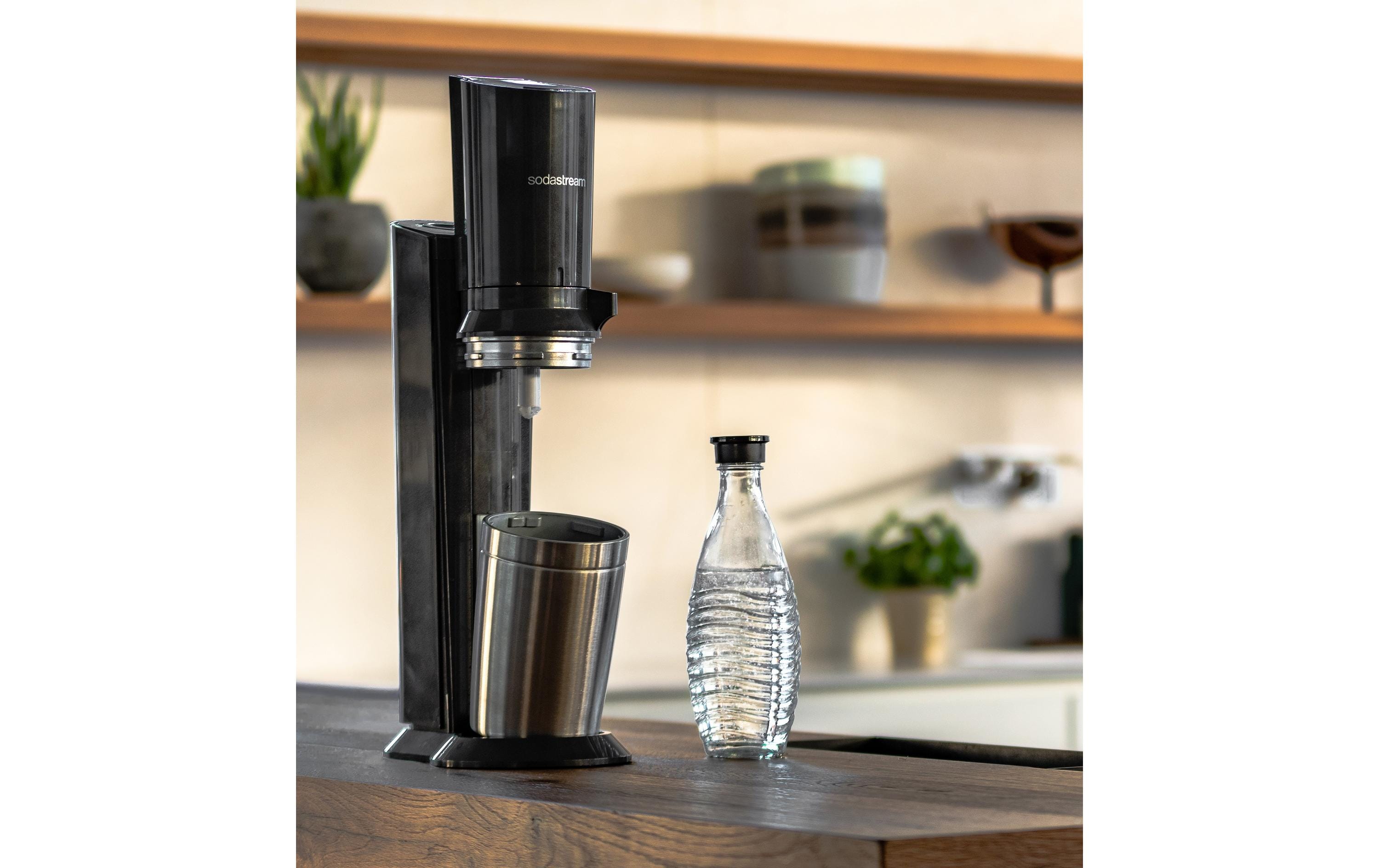 Sodastream Wassersprudler Crystal CQC Megapack Schwarz