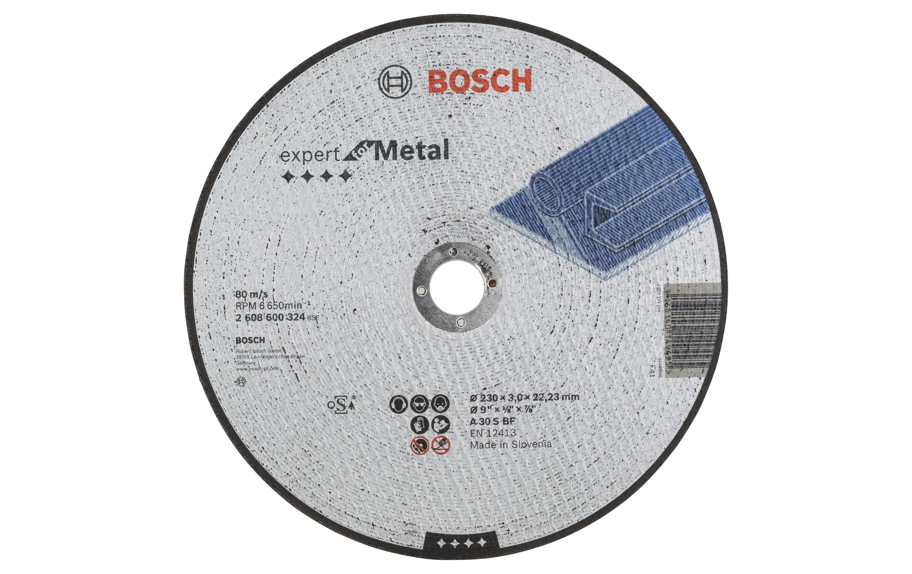 Bosch Professional Trennscheibe gerade Expert for Metal, 230 x 3 mm