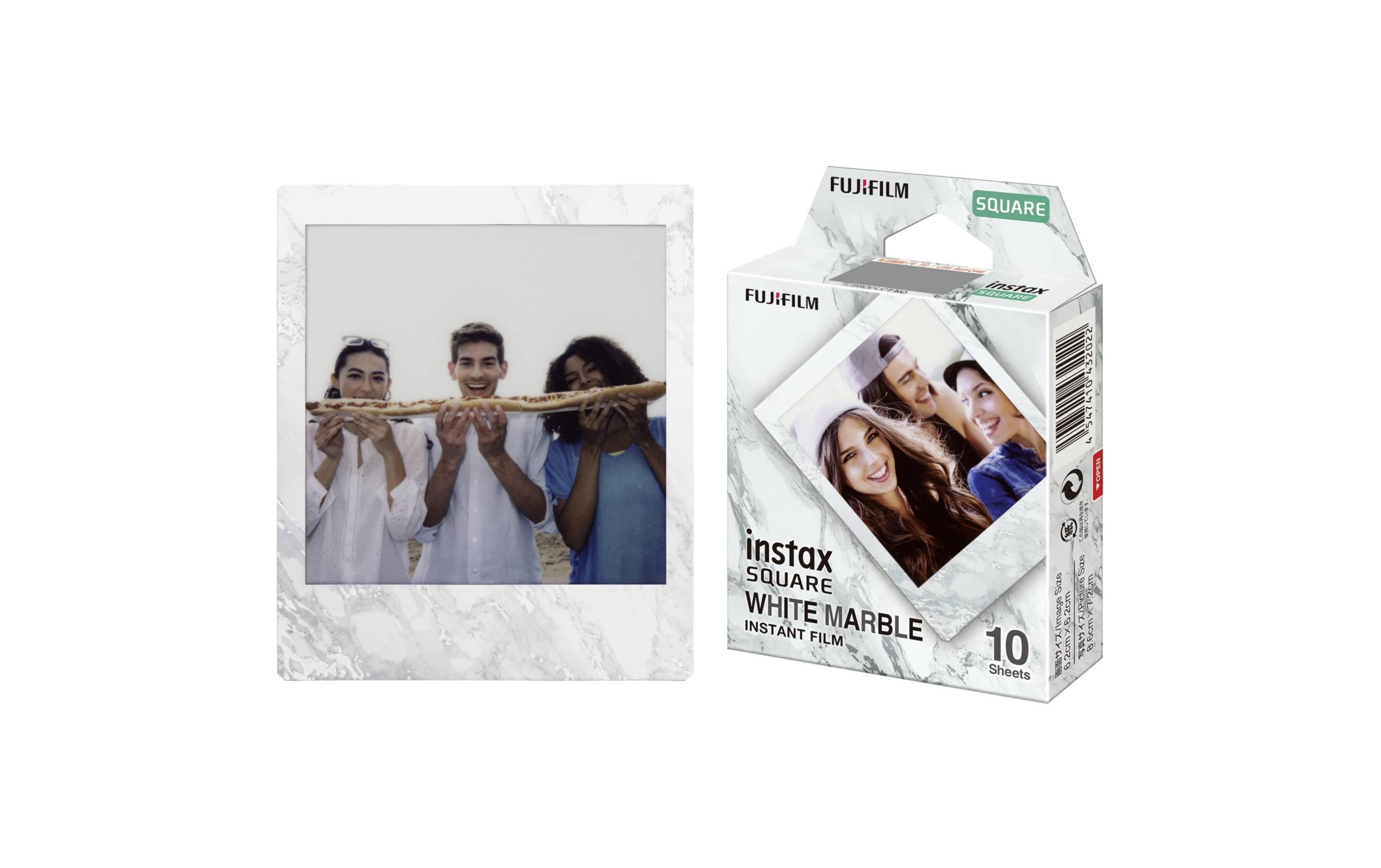 Fujifilm Sofortbildfilm Instax Square 10 Blatt Marmor