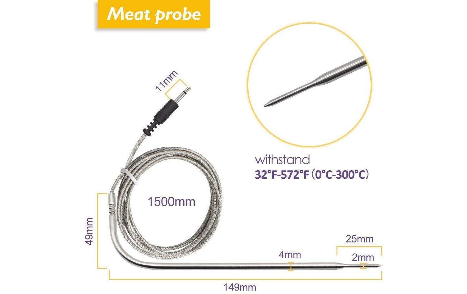 Inkbird Temperatursonde zu IBT-4XS