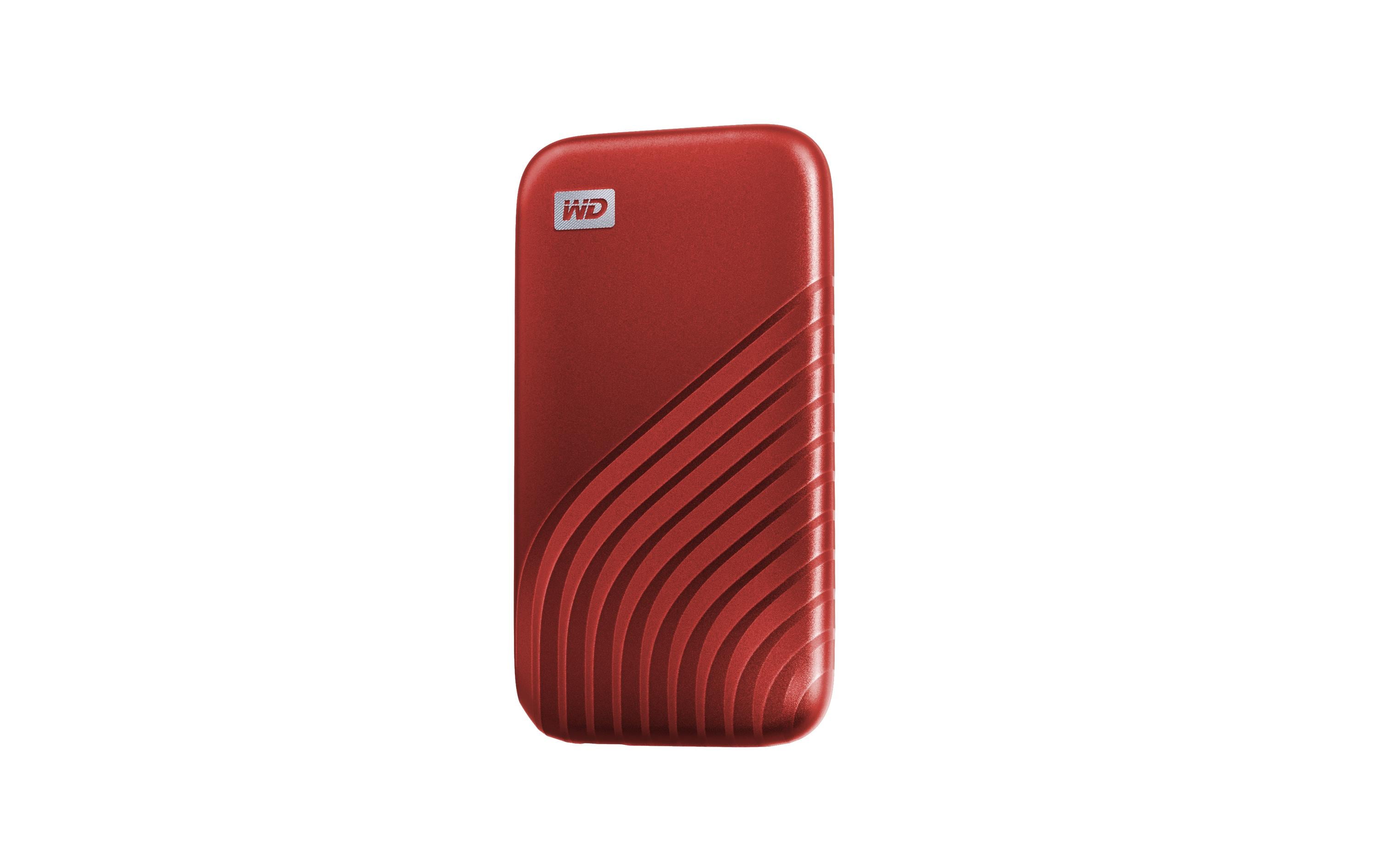 Western Digital Externe SSD My Passport 2000 GB, Rot