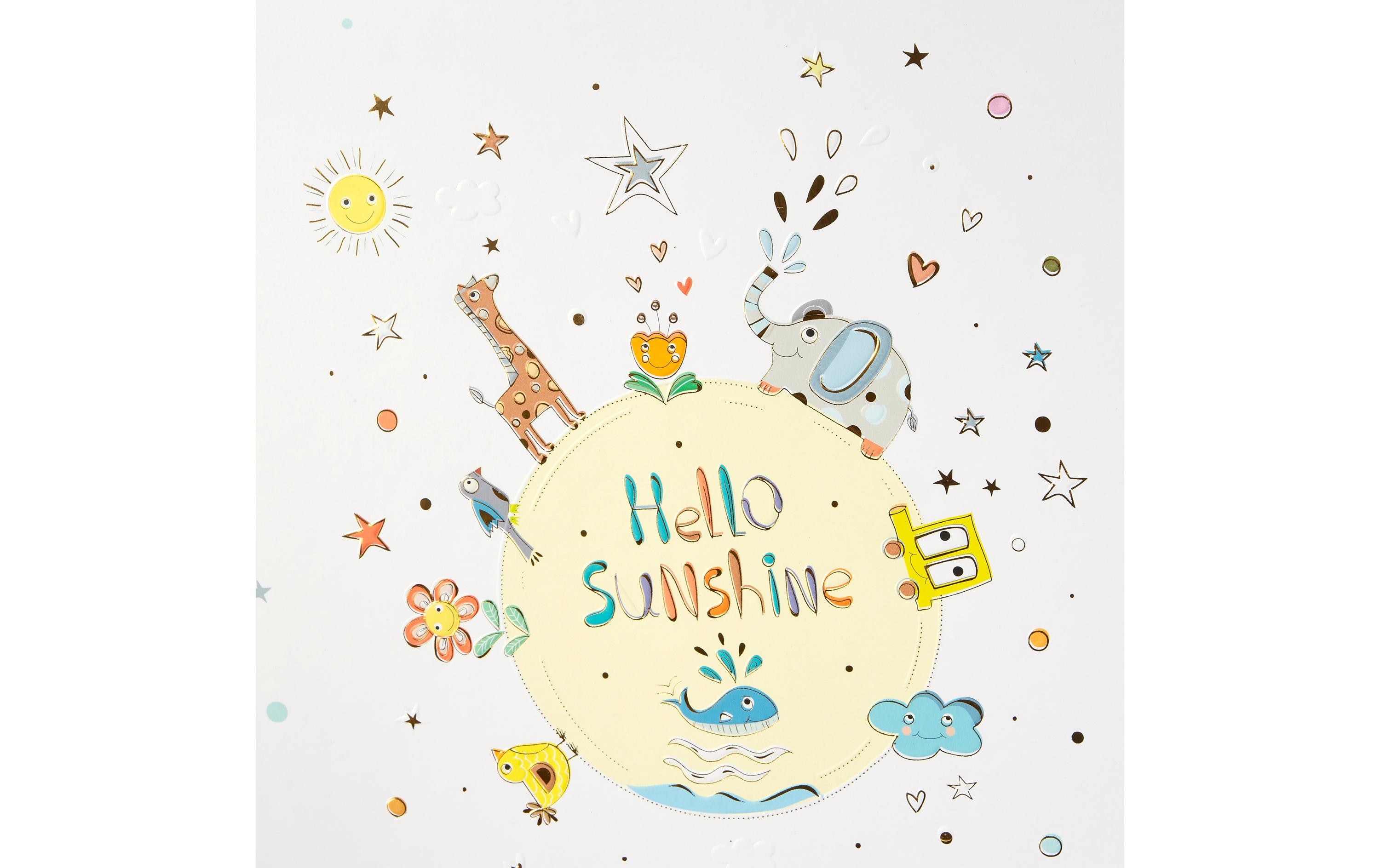 Goldbuch Babyalbum Hello Sunshine 30 x 31 cm, Mehrfarbig