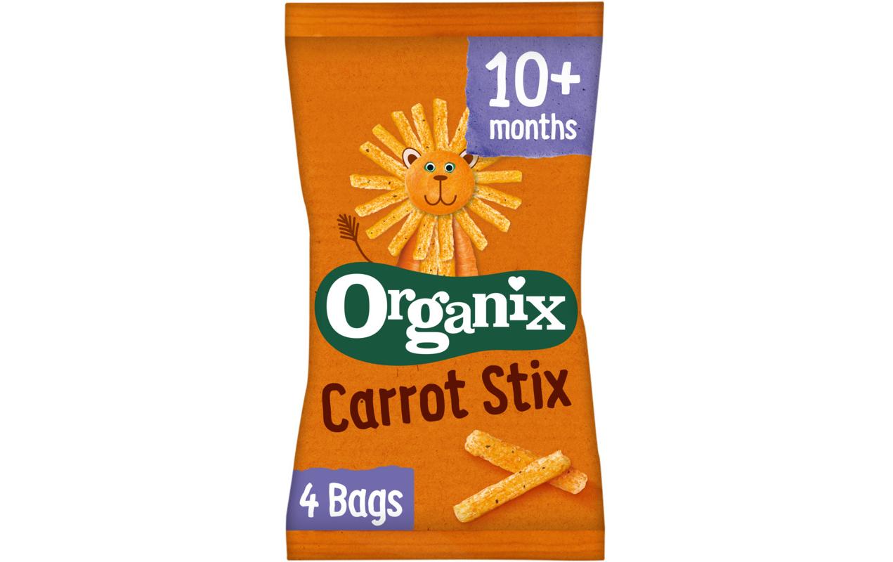 Organix Knabberspass Karotten Stix Bio 4x 15 g