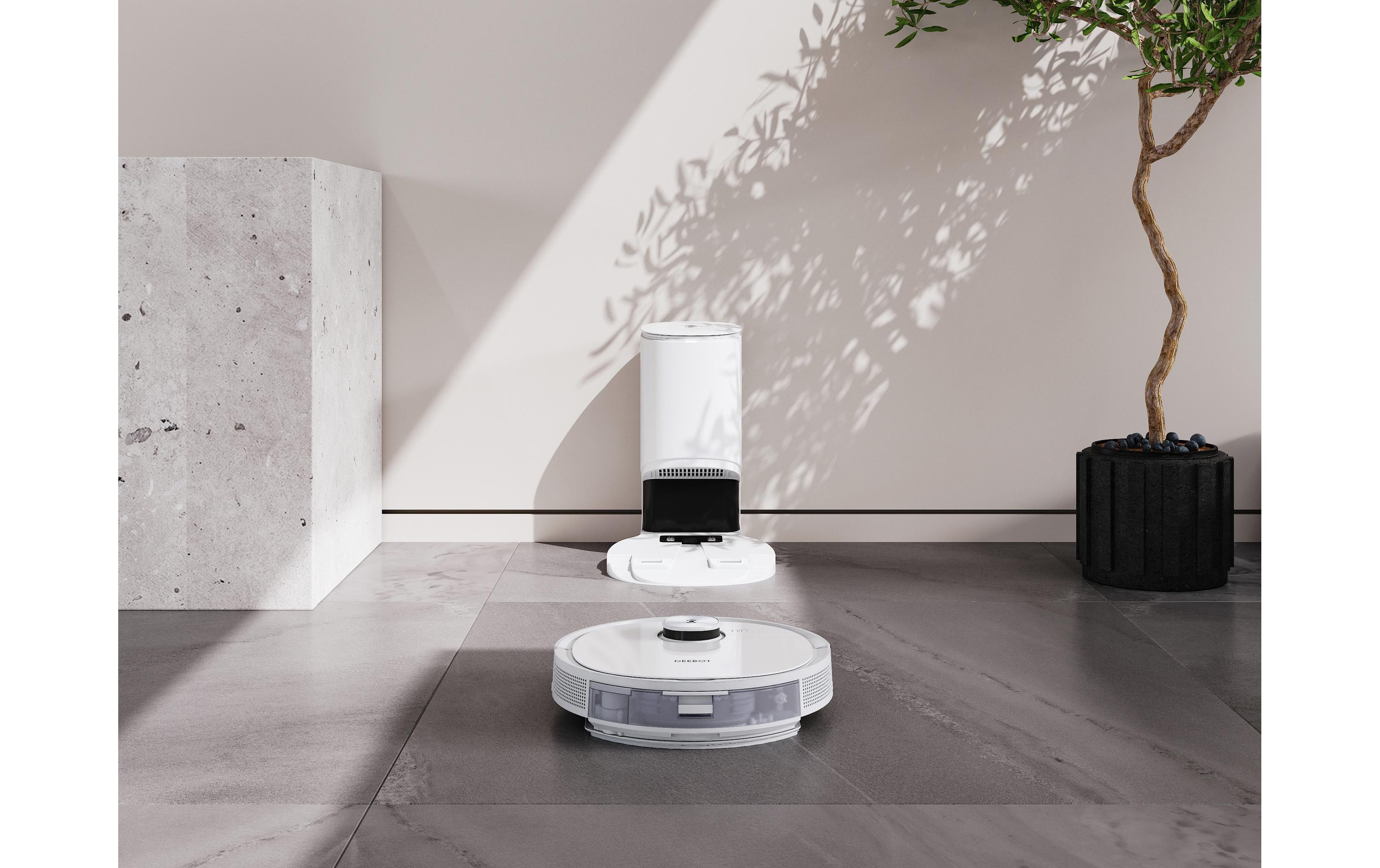 Ecovacs Saug- und Wischroboter Deebot T9+ Weiss