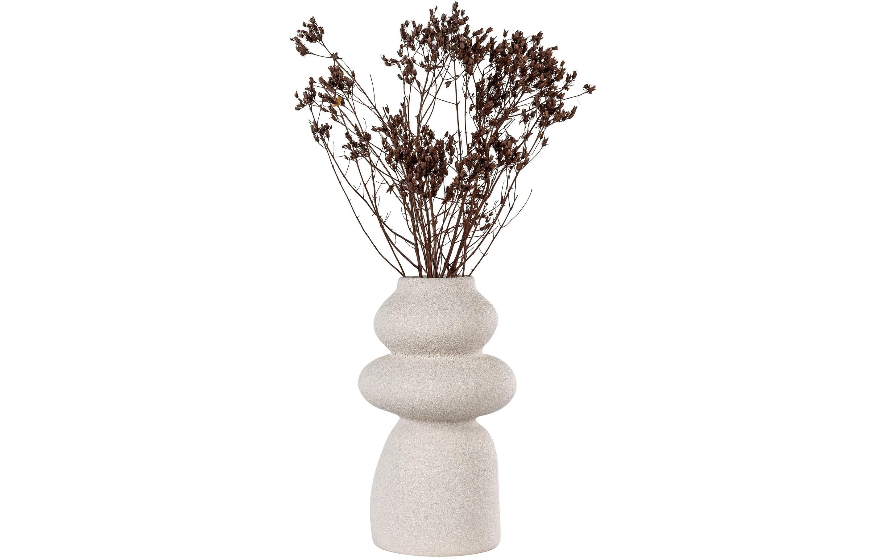 House Nordic Vase rund 26.5 cm, Beige