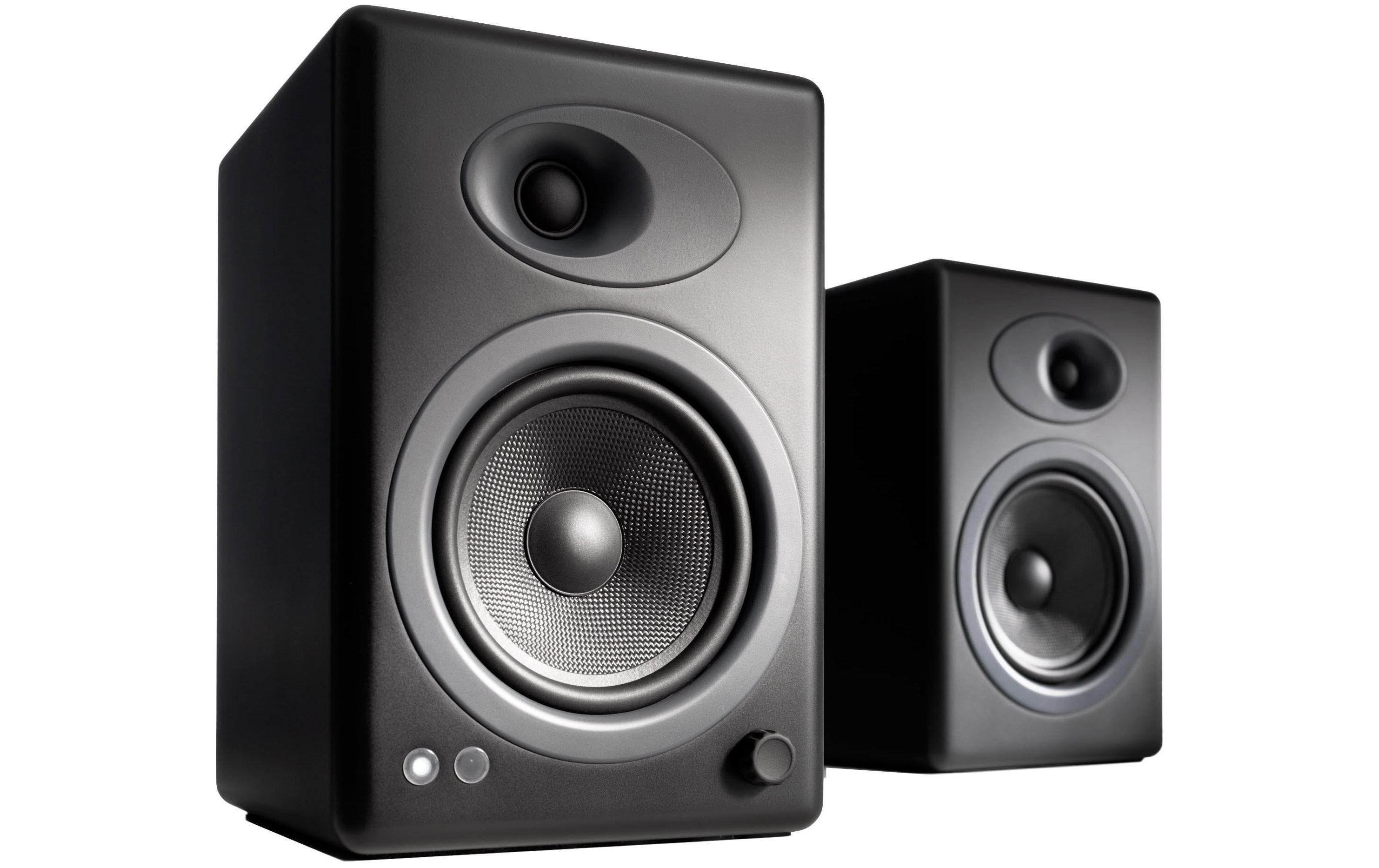 audioengine Regallautsprecher Paar A5+ Wireless Schwarz