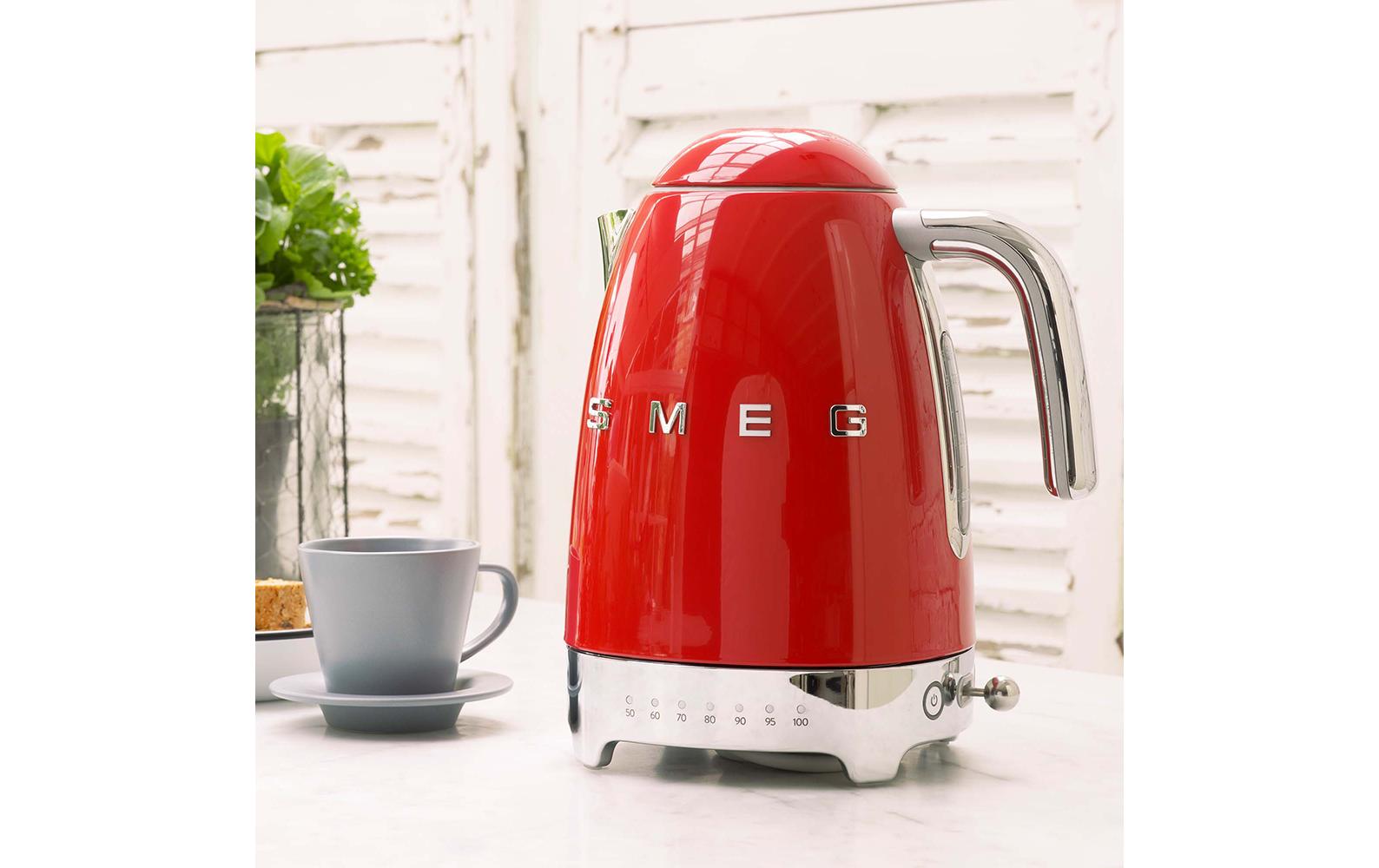 SMEG Wasserkocher 50's Style KLF04RDEU 1.7 l, Rot