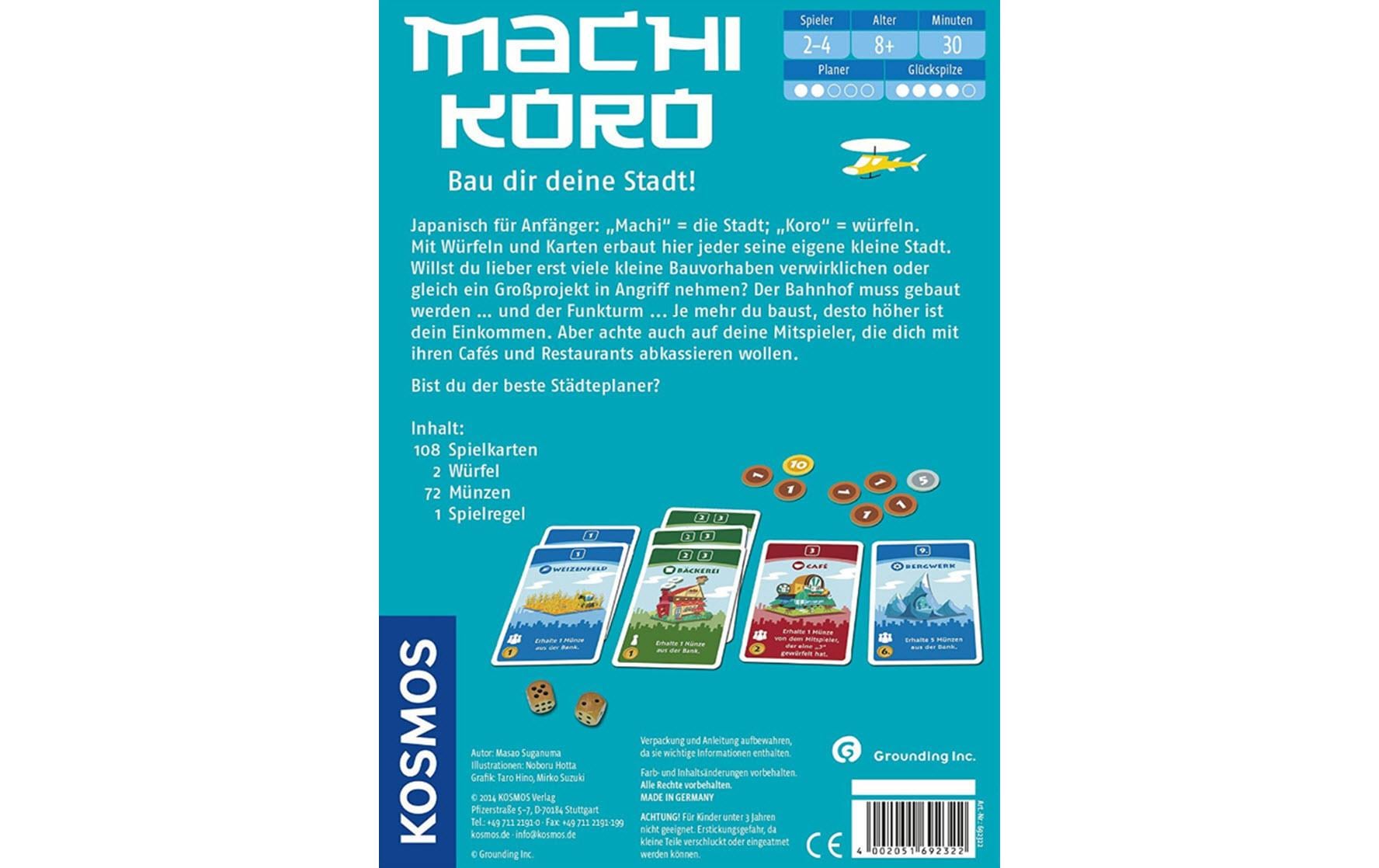 Kosmos Kartenspiel Machi Koro