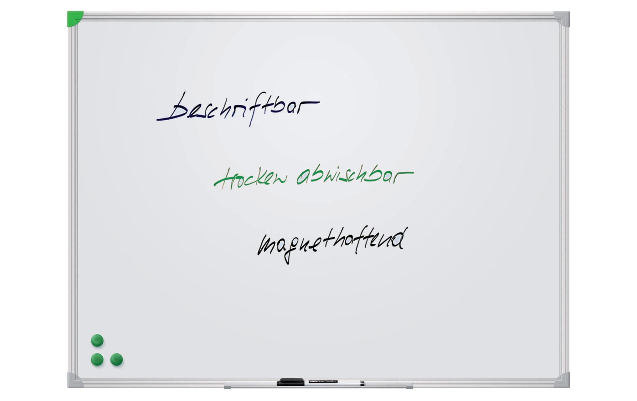 Franken Magnethaftendes Whiteboard U-Act!Line 30 cm x 40 cm, Weiss