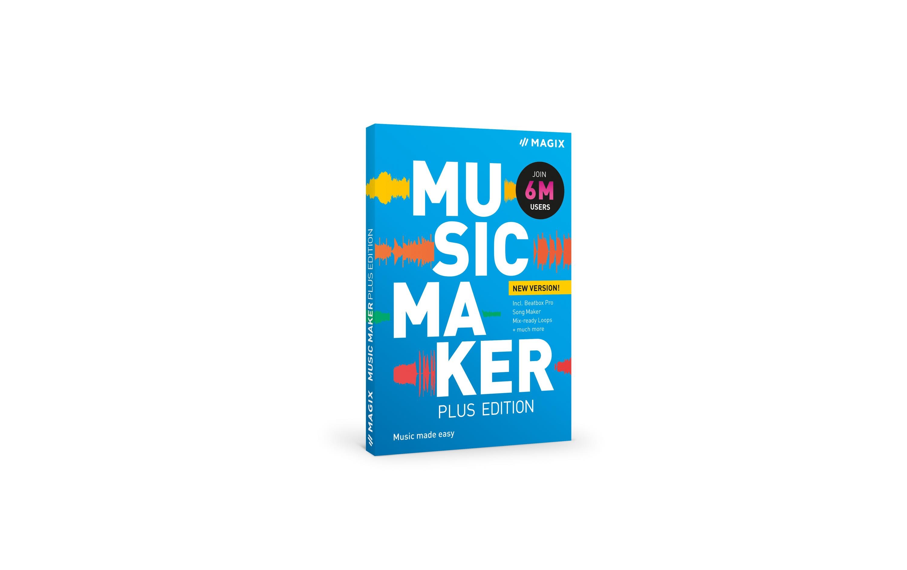 Magix Magix Music Maker Plus Ed. 2022 Box, Vollversion, WIN, D/F/I