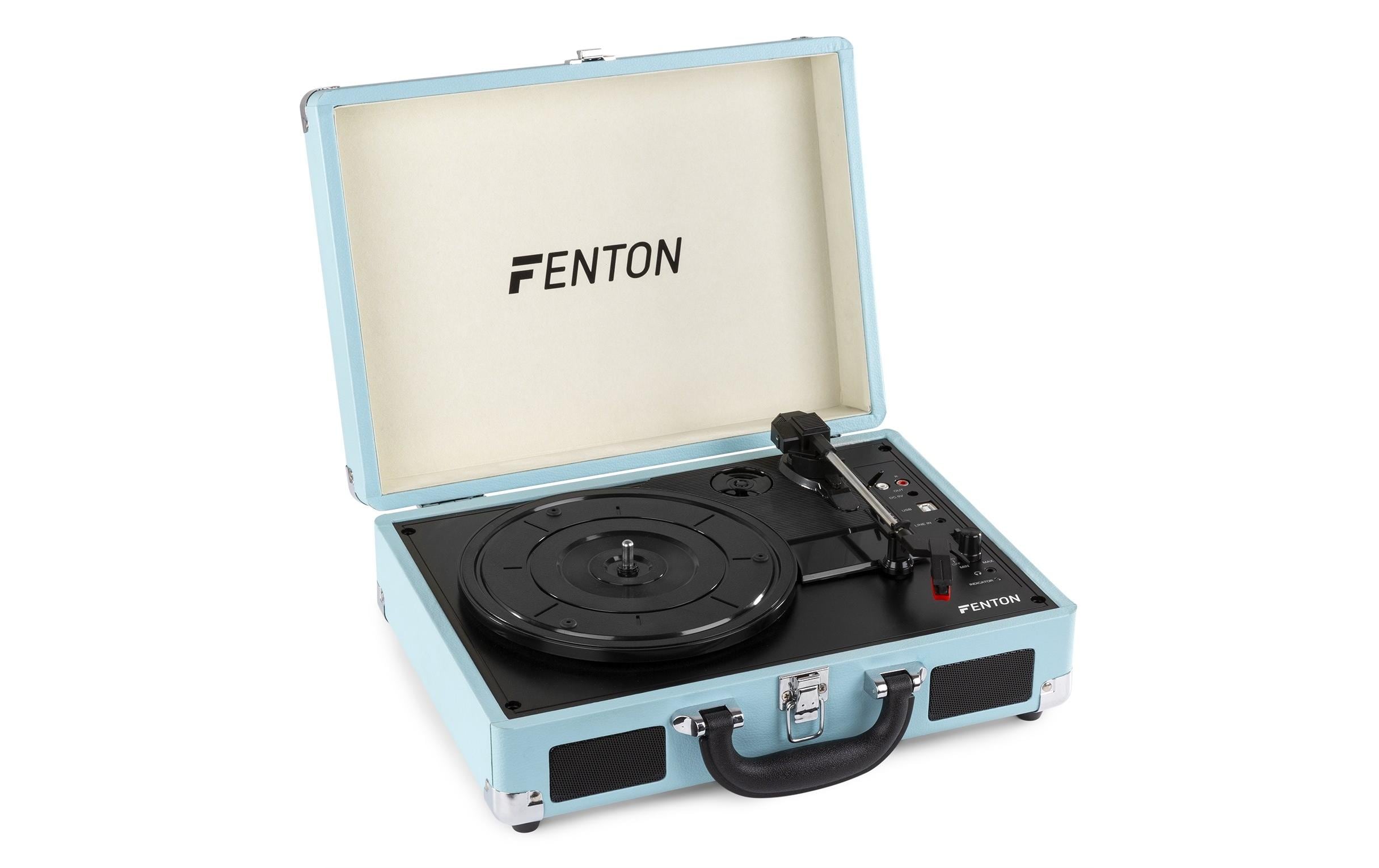 Fenton Plattenspieler mit Bluetooth RP115 Türkis