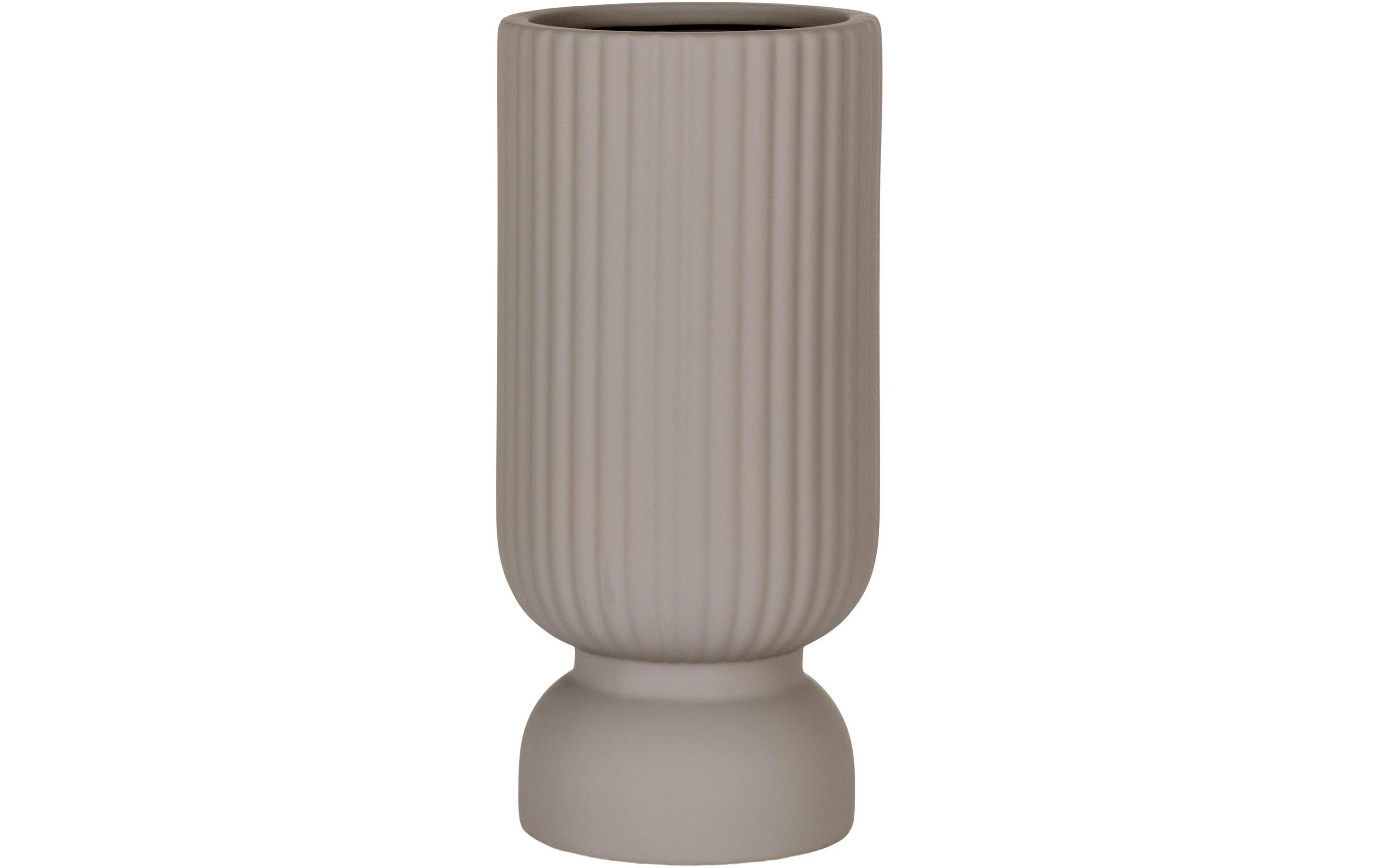 House Nordic Vase rund 25.5 cm, Grau