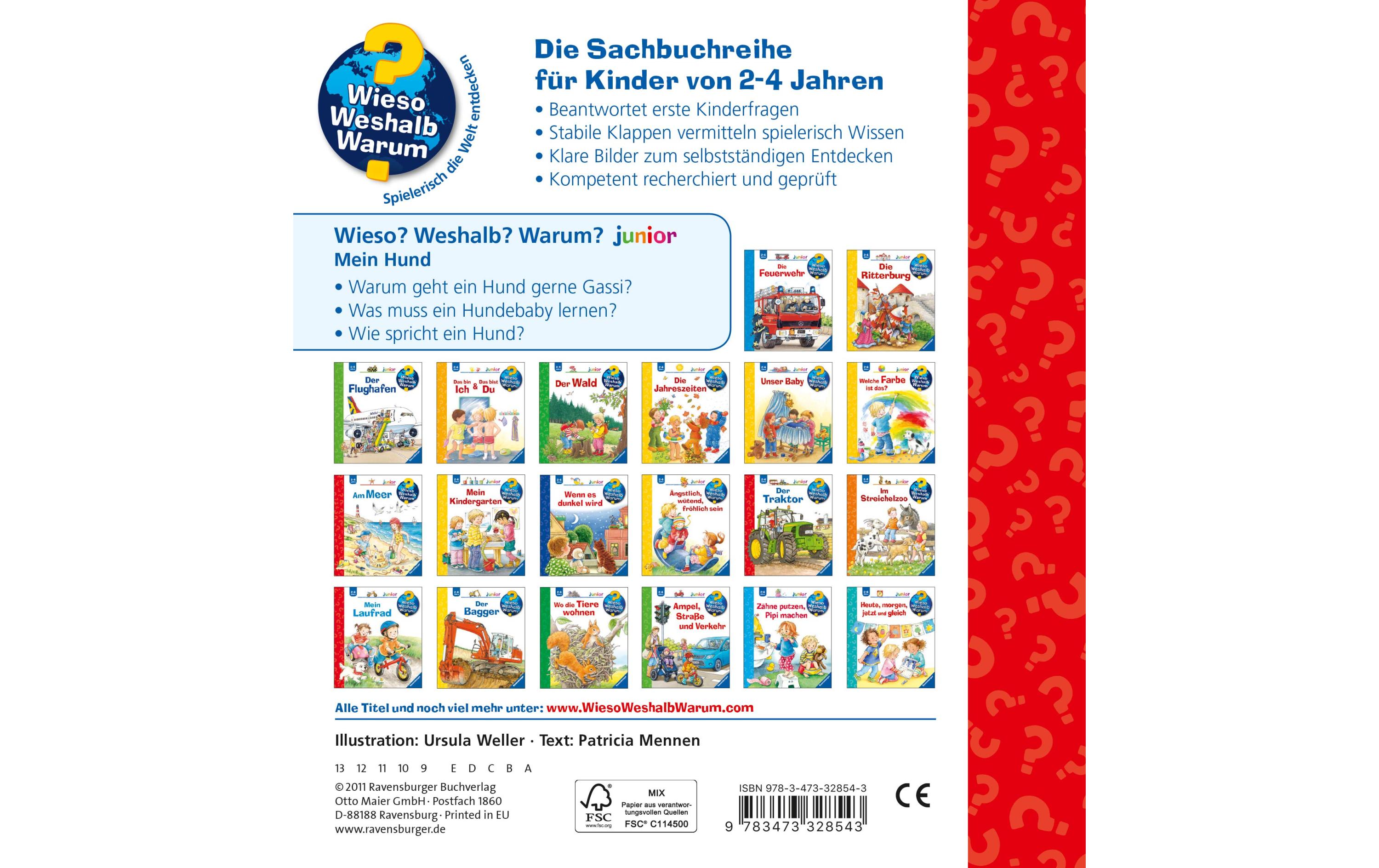 Ravensburger Kinder-Sachbuch WWW Junior: Mein Hund