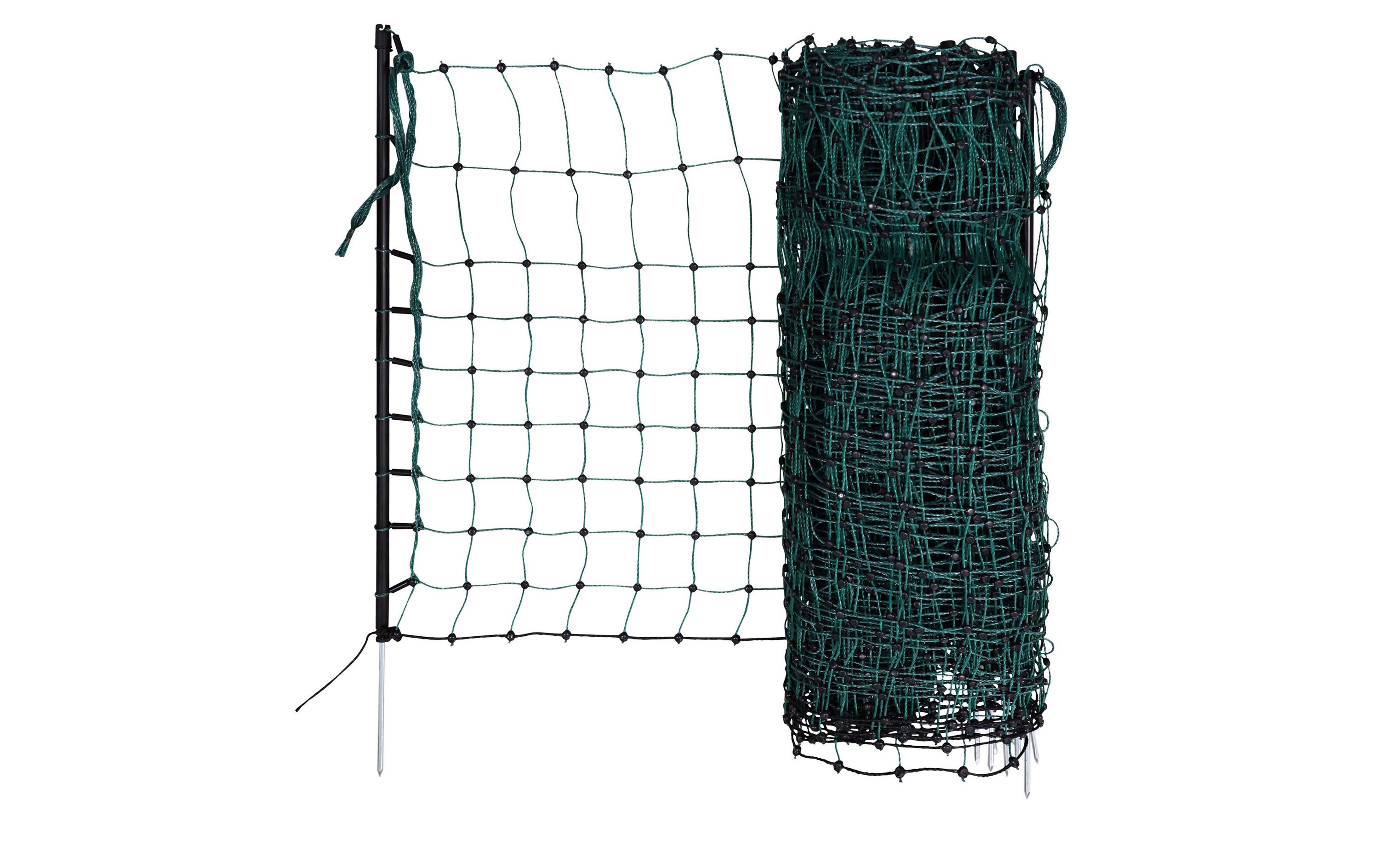 Kerbl Kaninchennetz, Einzelspitze, 25 x 0.65 m, Grün