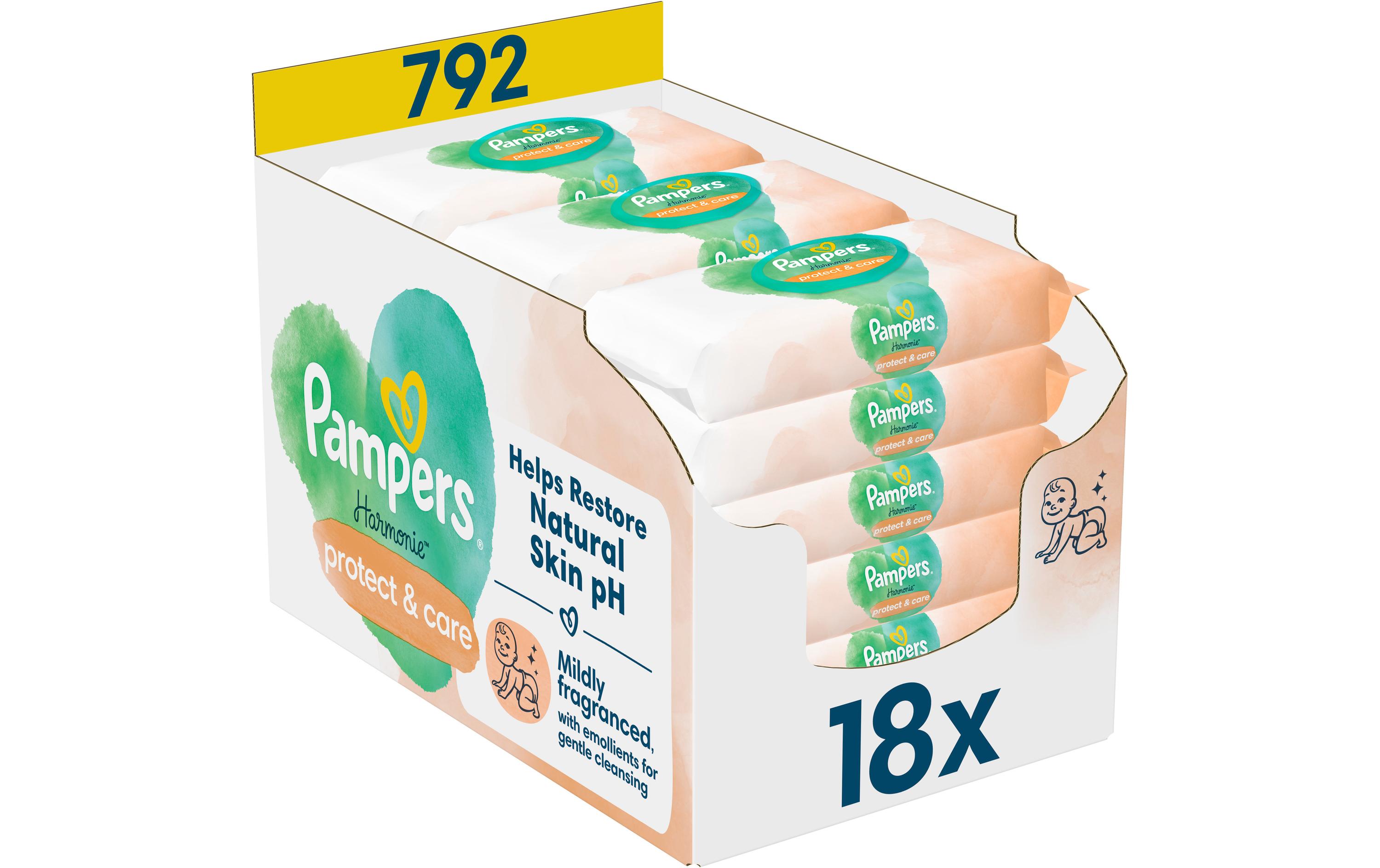 Pampers Harmonie Protect+Care 18er Pack / 792 Stück