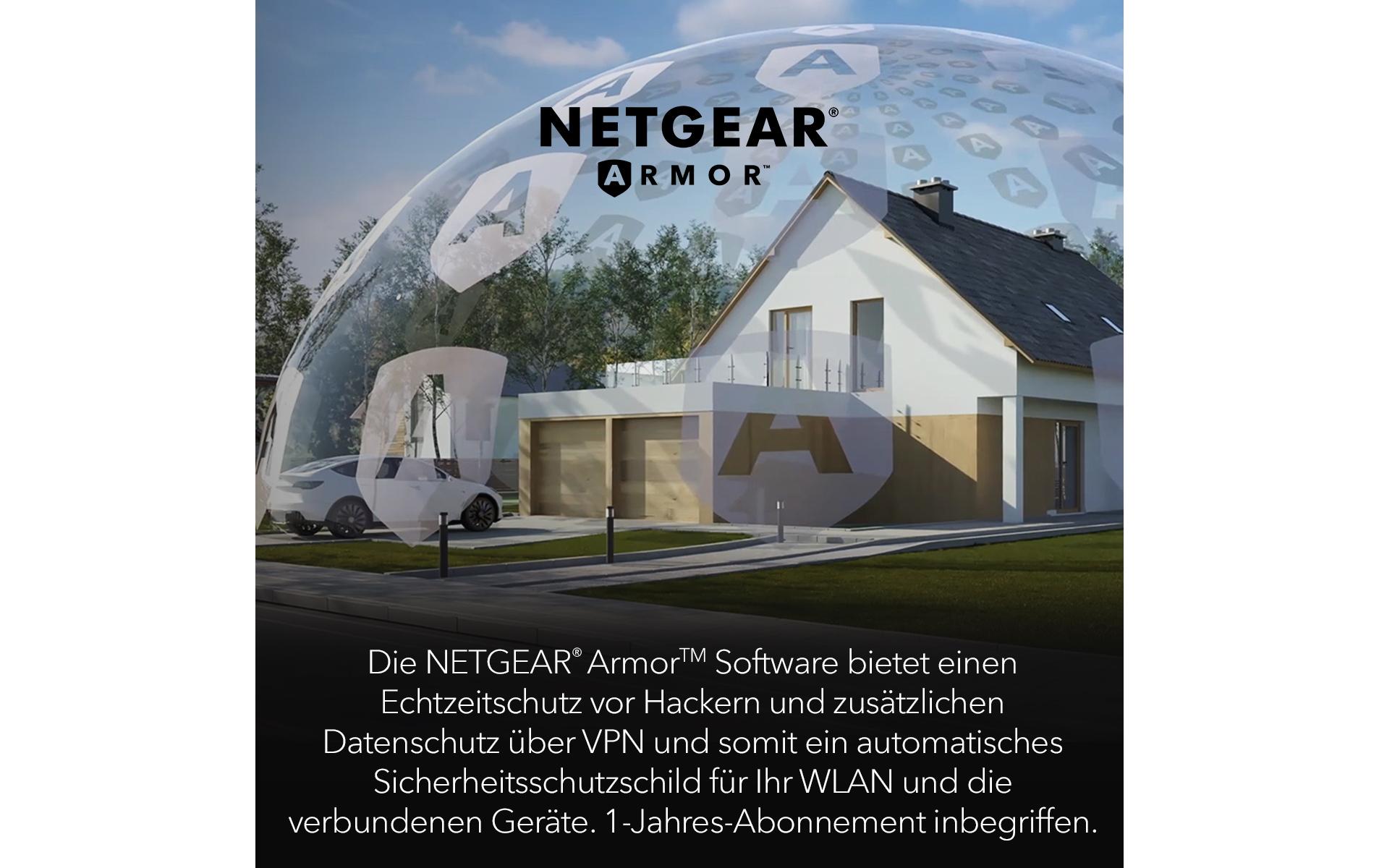 Netgear RBS860B Orbi Tri-Band WiFi 6 Mesh System Zusatz-Satellit