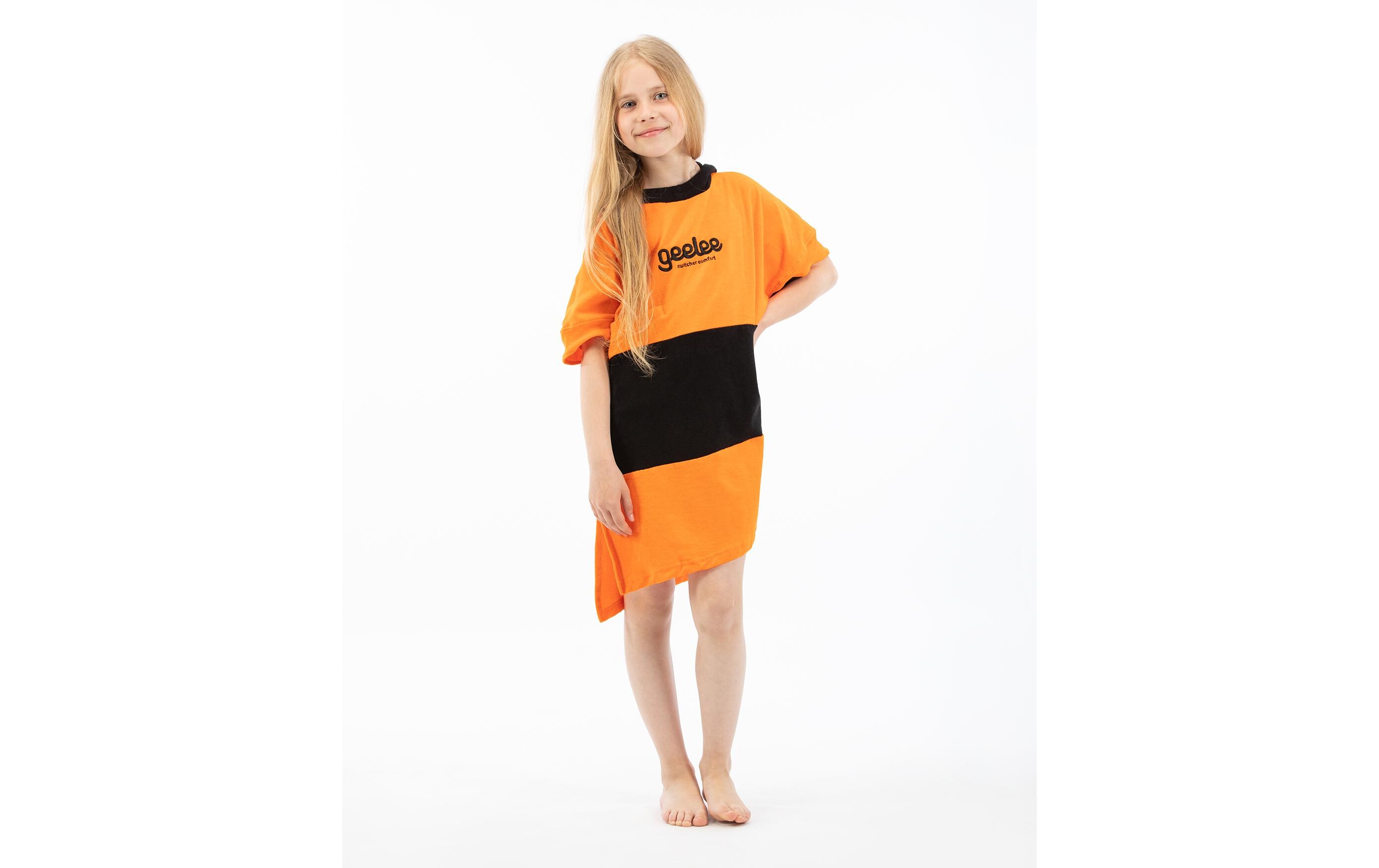 Switcher Badeponcho für Kids Geelee Beach Flame/Marine